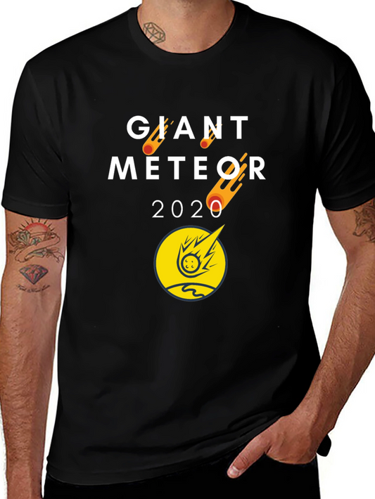 Giant Meteor 2020 Black Graphic T-Shirt