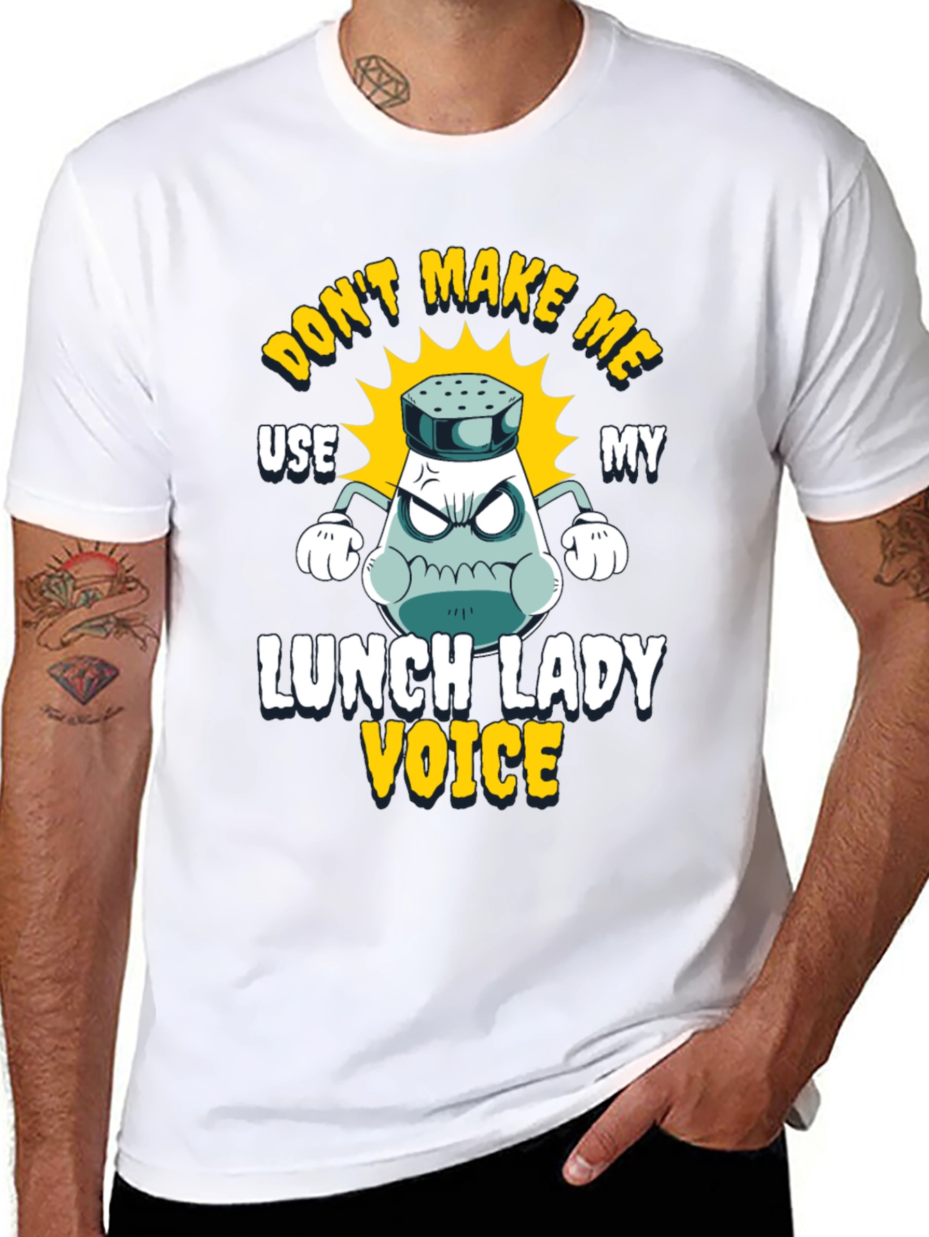 Dont Make Me Use My Lunch Lady Voice T-Shirt