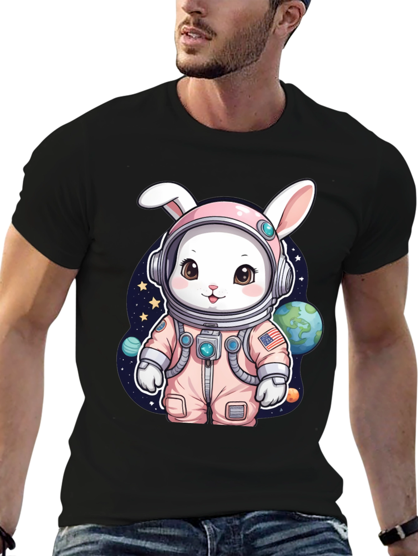 Cute Space Bunny T-Shirt