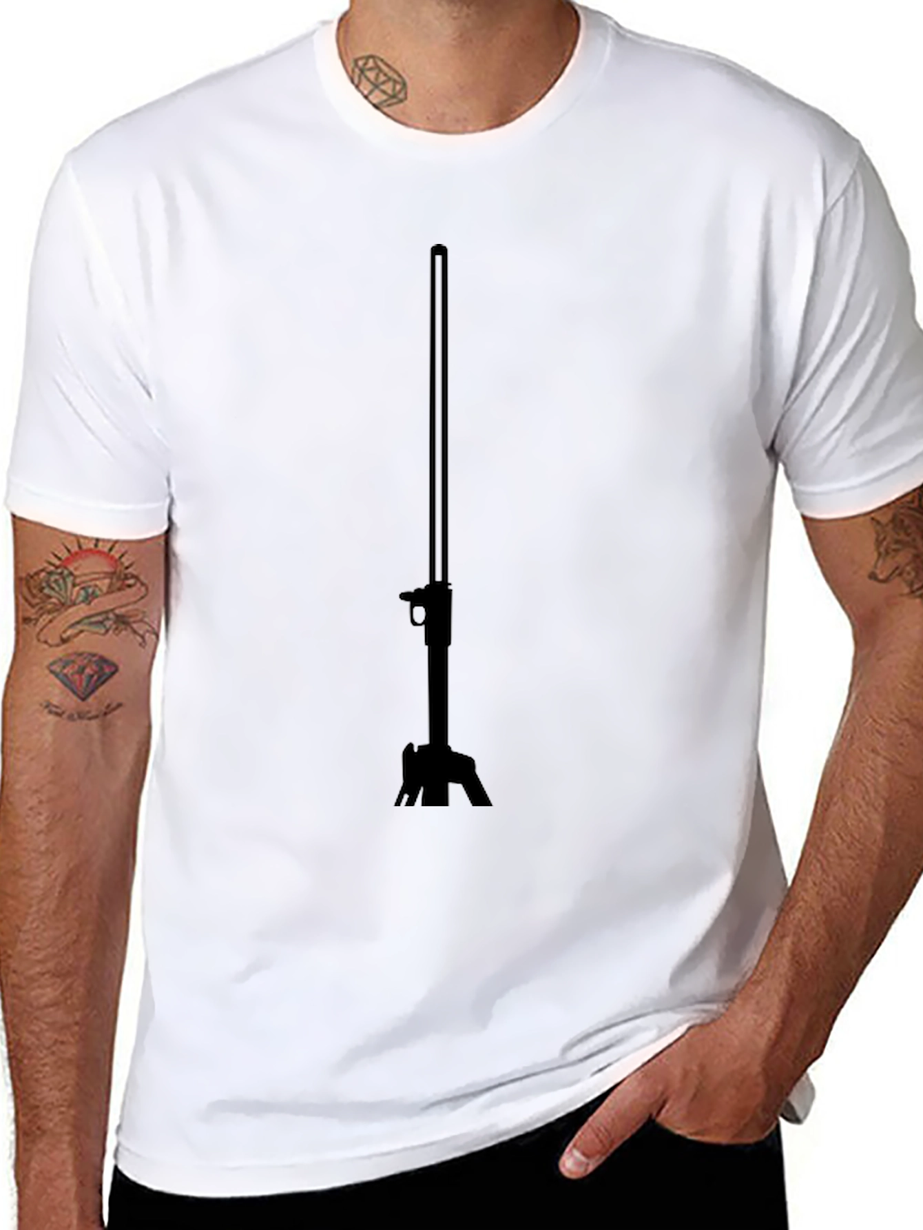 Silhouette Stand T-Shirt - Black