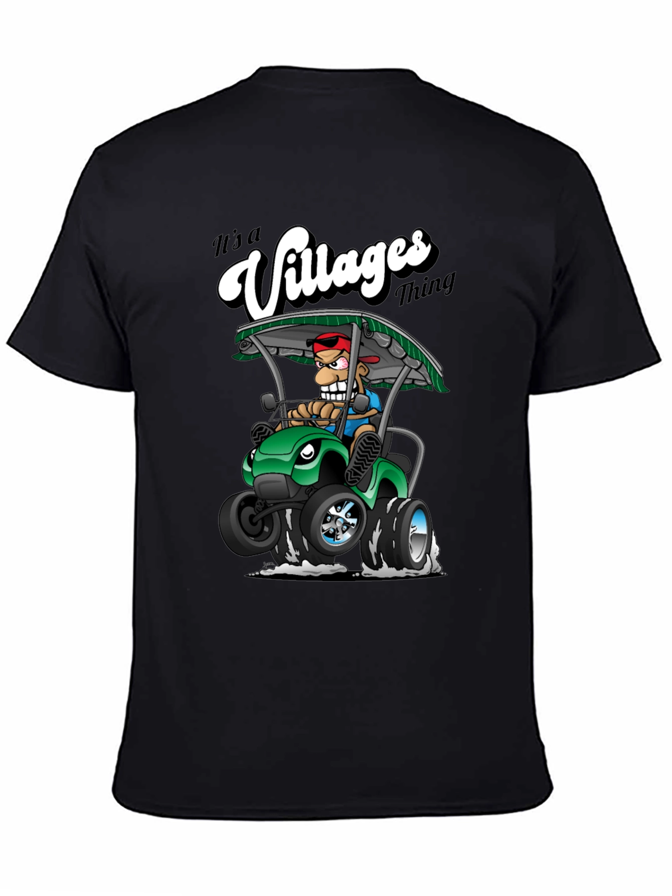 Villages Thing T-Shirt - Cartoon Golf Cart
