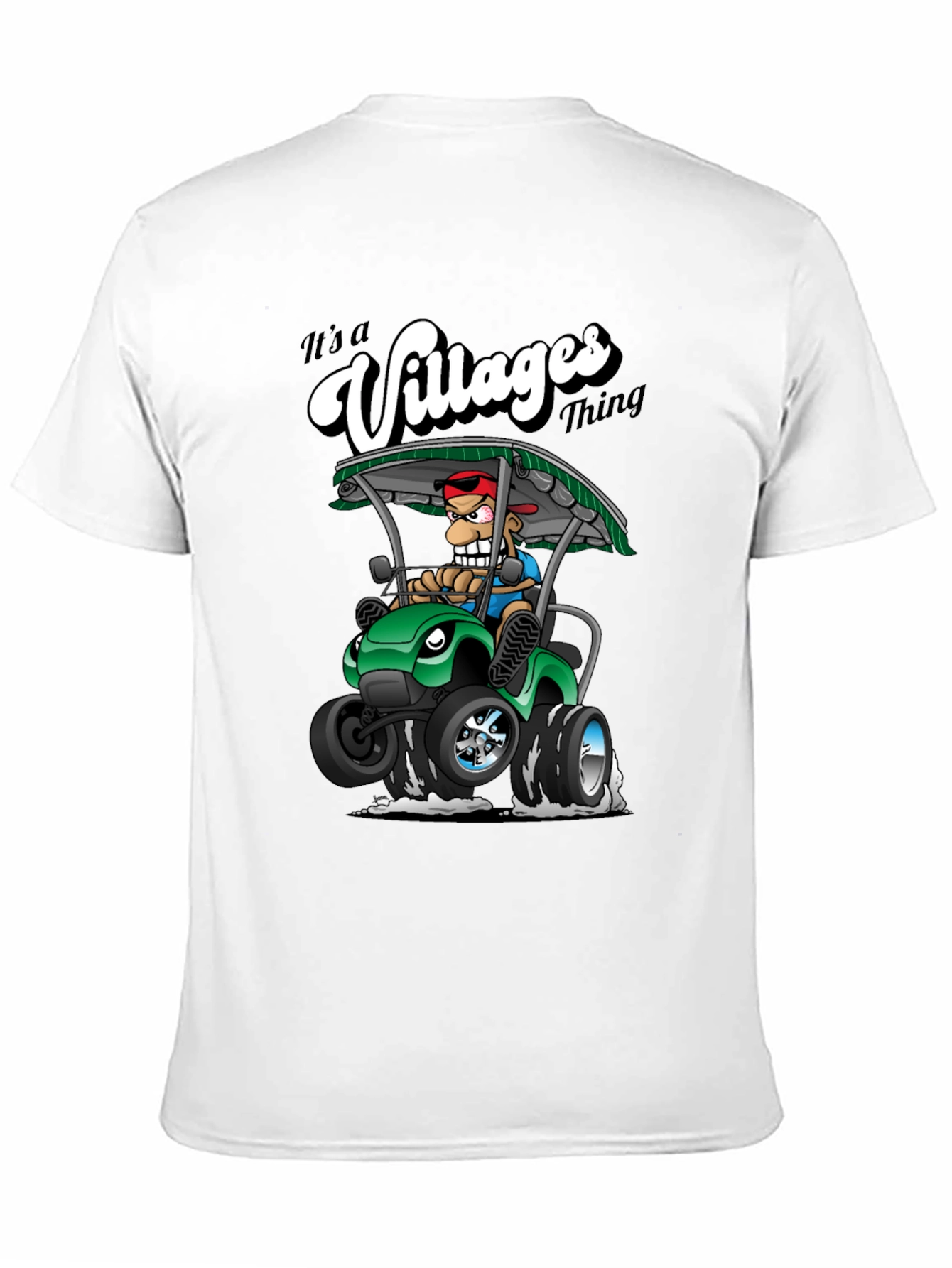 Villages Thing T-Shirt - Cartoon Golf Cart