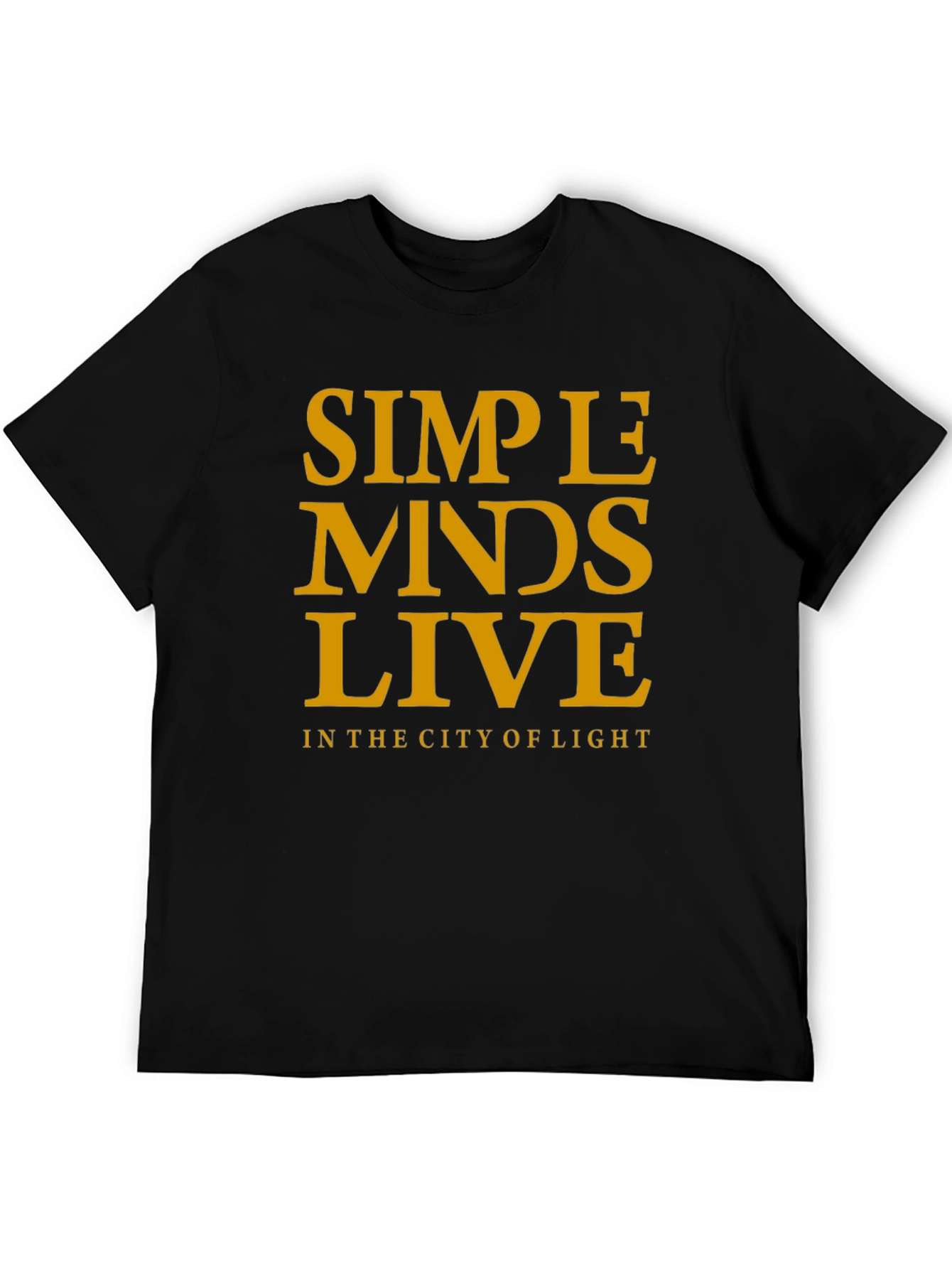 Simple Minds Live T-Shirt - Black Concert Tee
