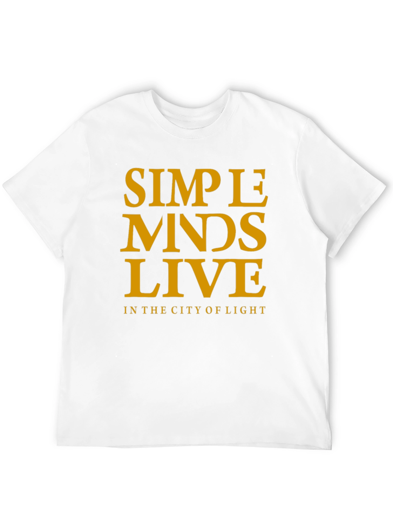 Simple Minds Live T-Shirt - Black Concert Tee
