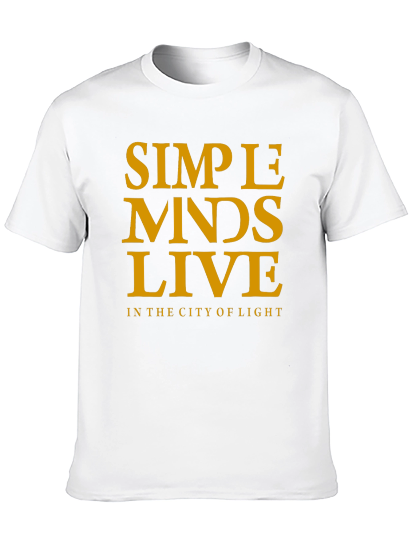 Simple Minds Live T-Shirt - Black Concert Tee