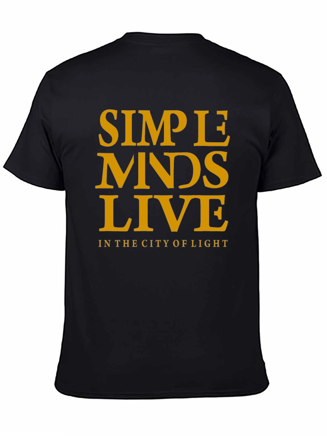 Simple Minds Live T-Shirt - Black Concert Tee