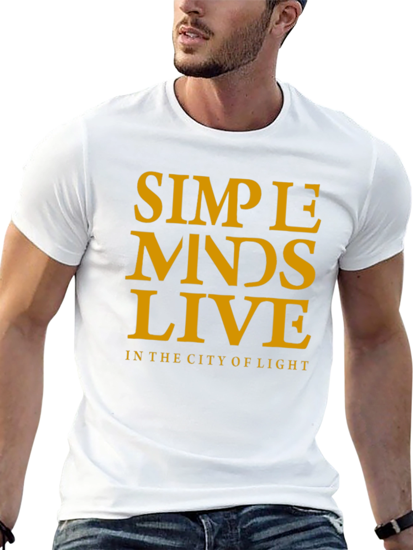 Simple Minds Live T-Shirt - Black Concert Tee