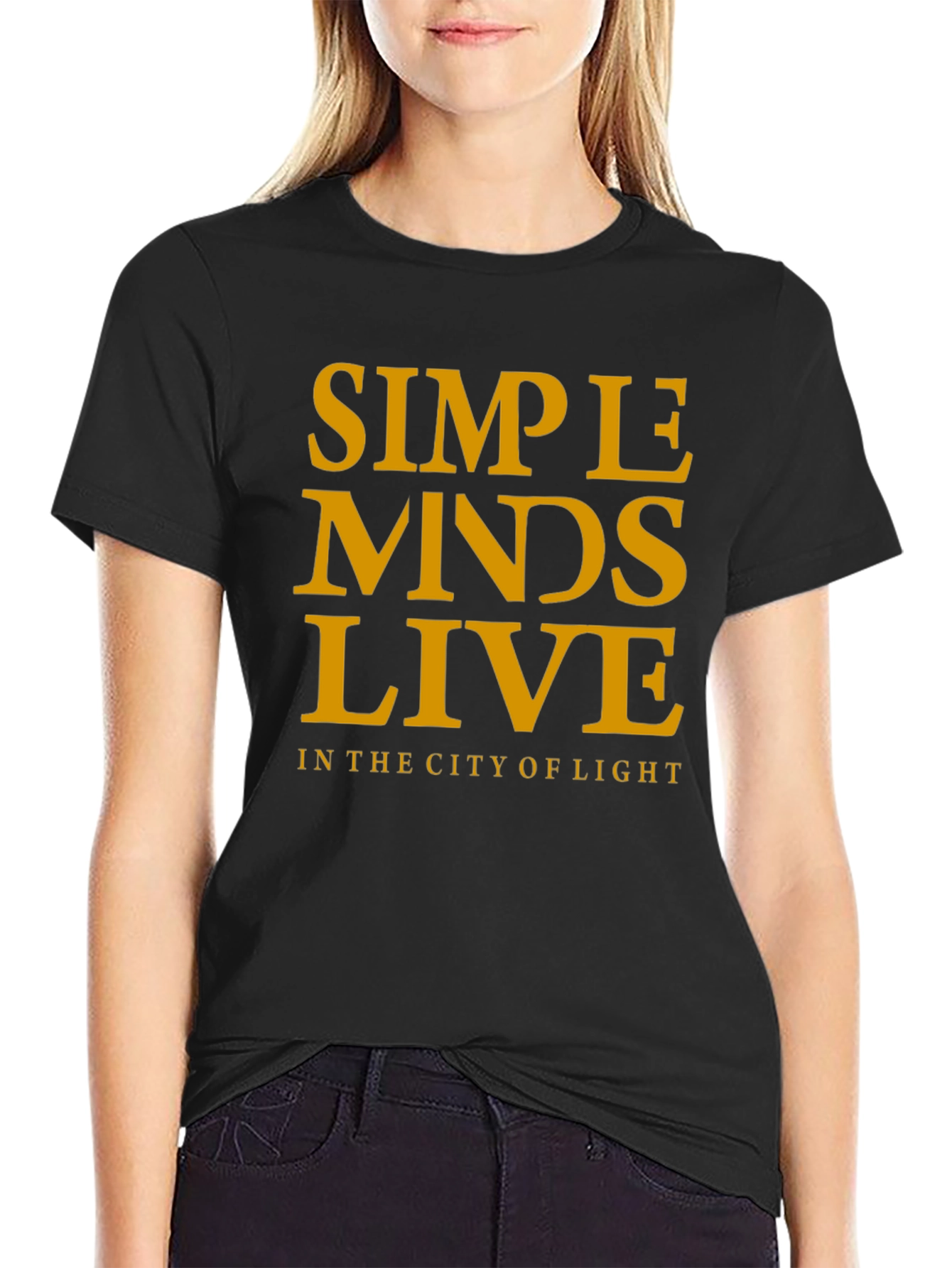 Simple Minds Live T-Shirt - Black Concert Tee