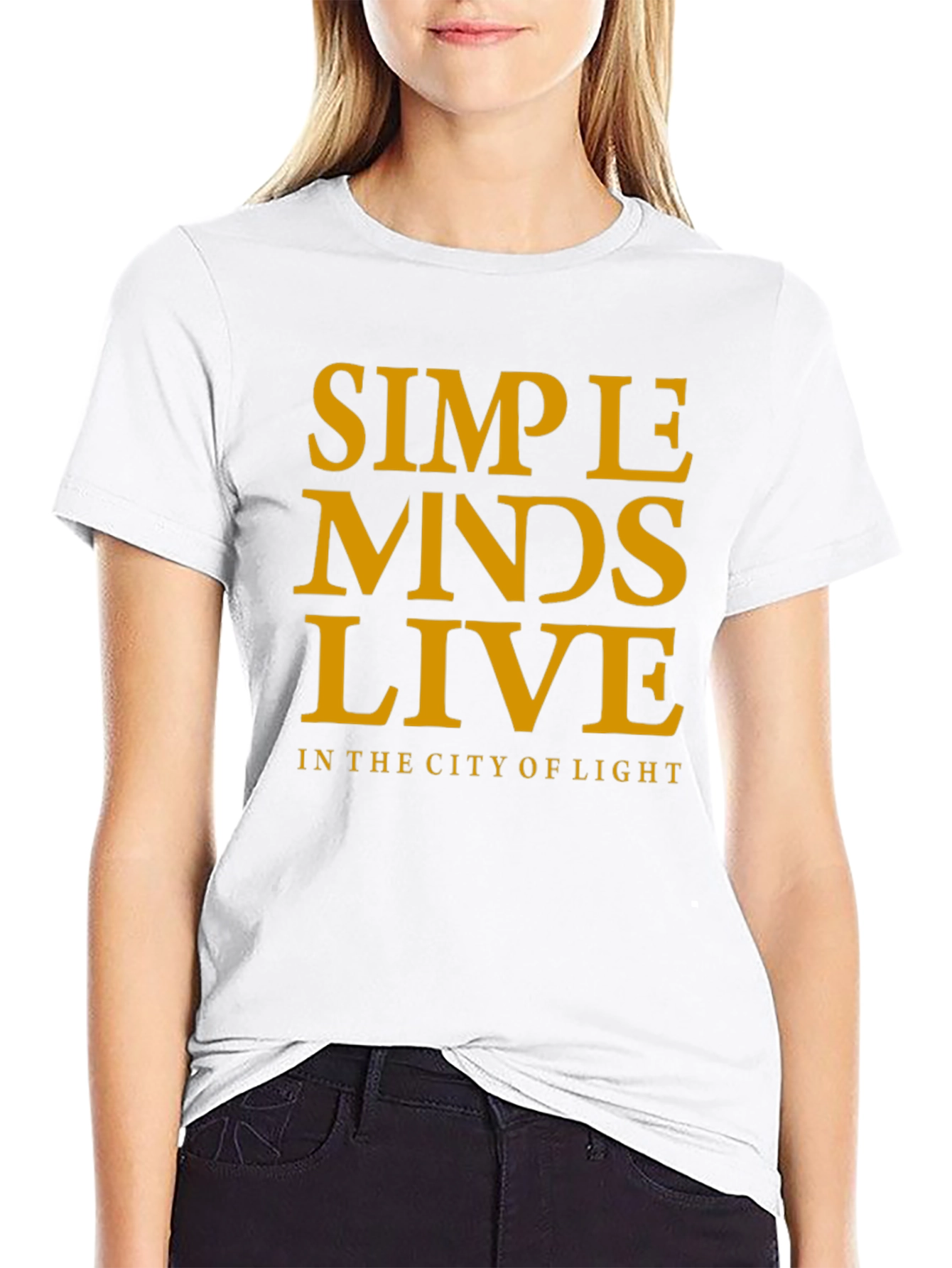 Simple Minds Live T-Shirt - Black Concert Tee