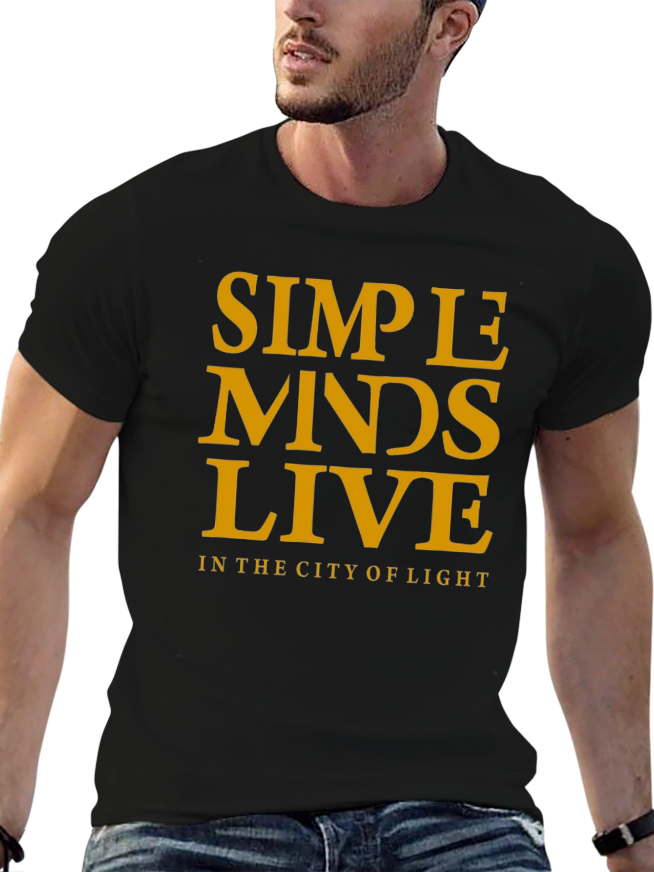 Simple Minds Live T-Shirt - Black Concert Tee