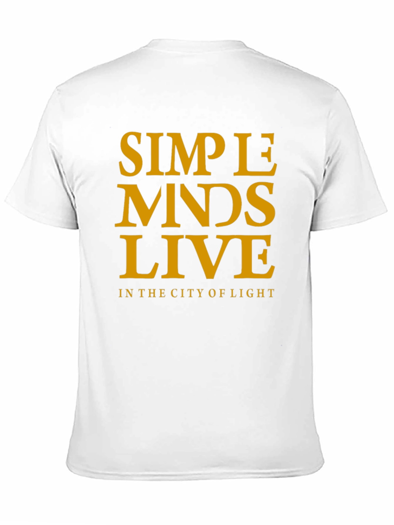 Simple Minds Live T-Shirt - Black Concert Tee