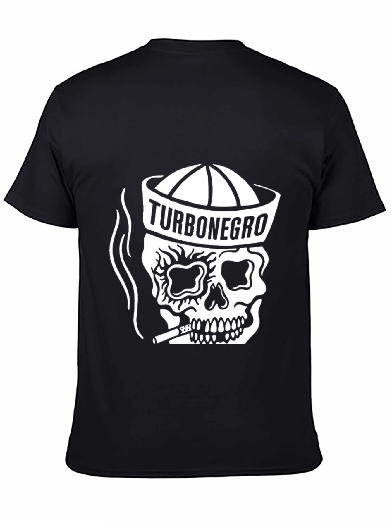TurboNegro Skull Graphic Black T-Shirt