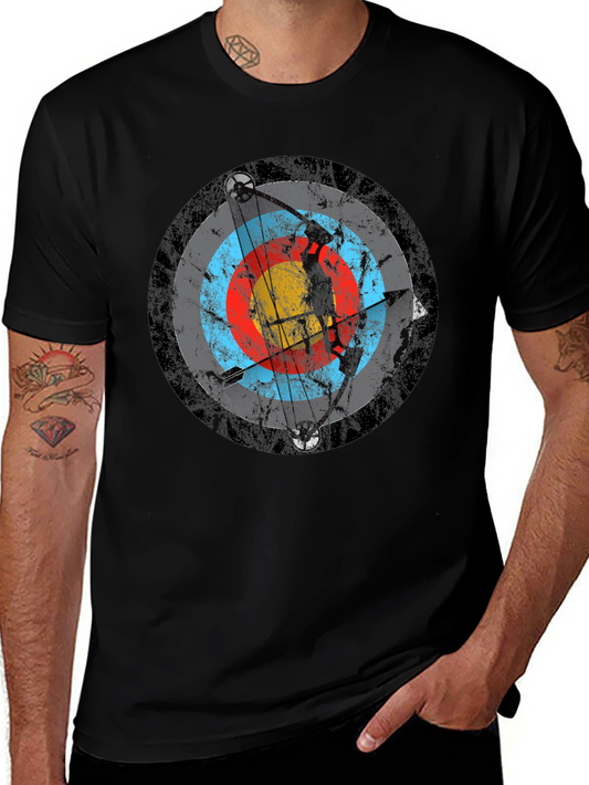 Archery Target T-Shirt - Black