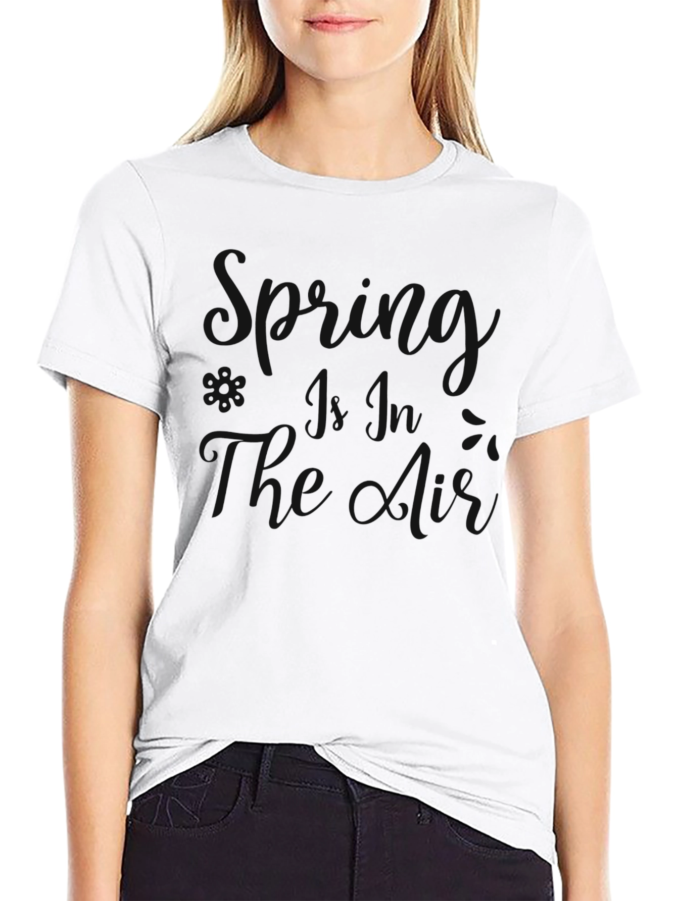 Mens Black Graphic Tee - Casual Style