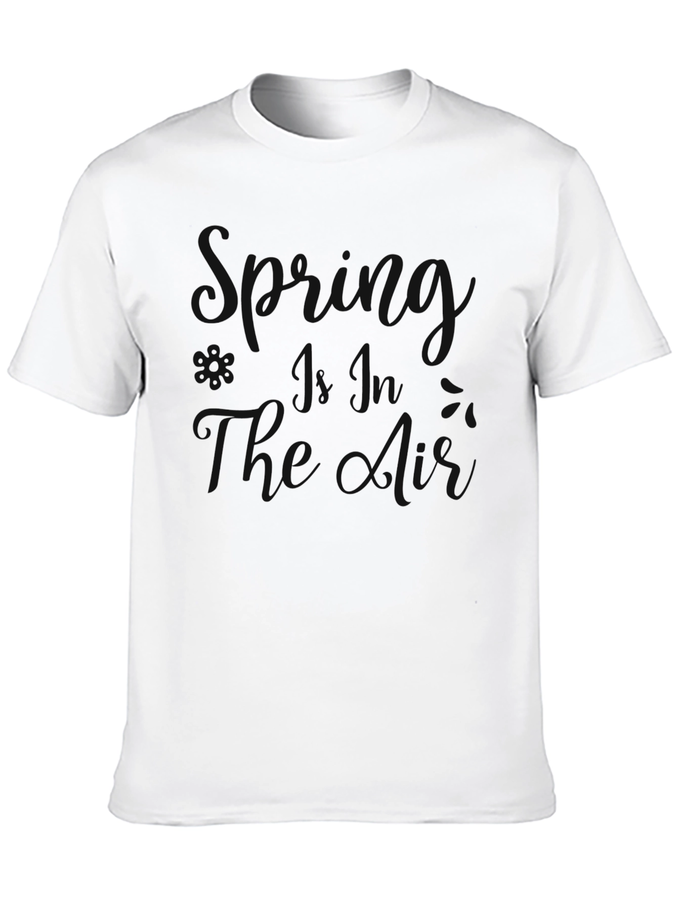 Mens Black Graphic Tee - Casual Style