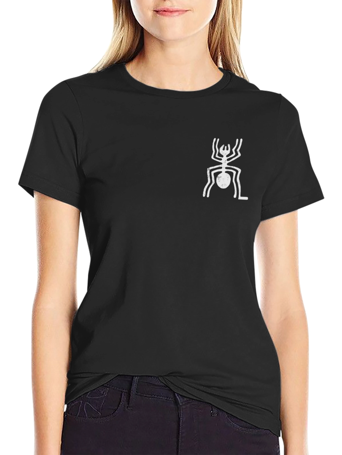 Cool Black Tee with Abstract Graphic