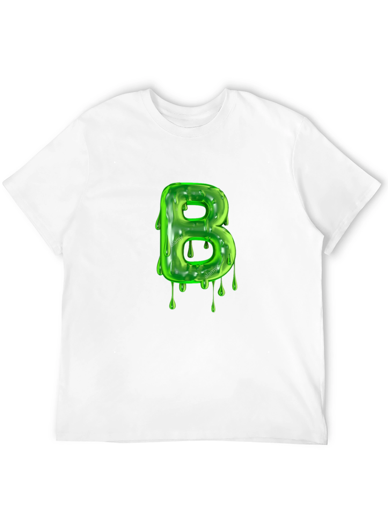 Slime Letter B T-Shirt - Fun Unique Design