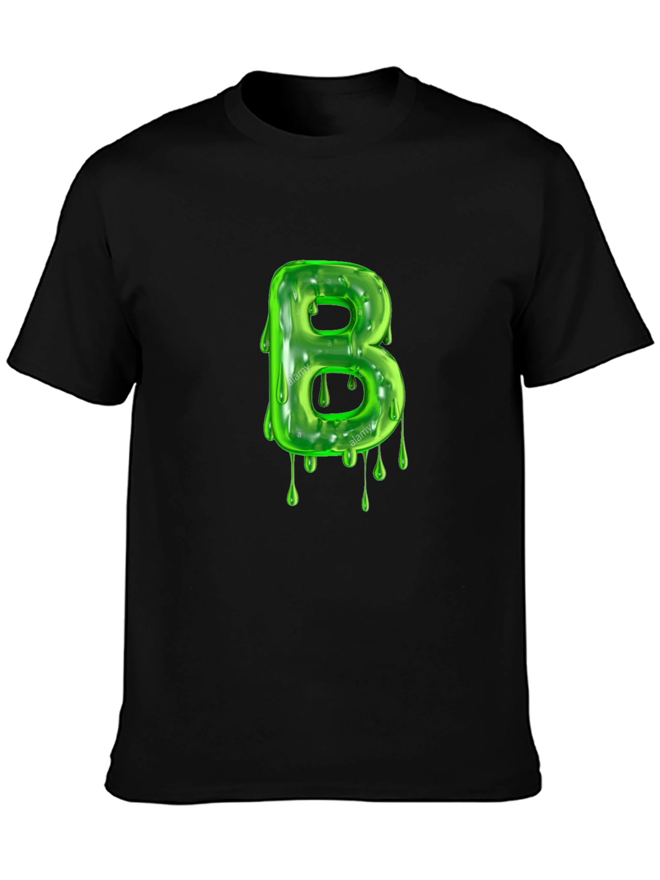 Slime Letter B T-Shirt - Fun Unique Design