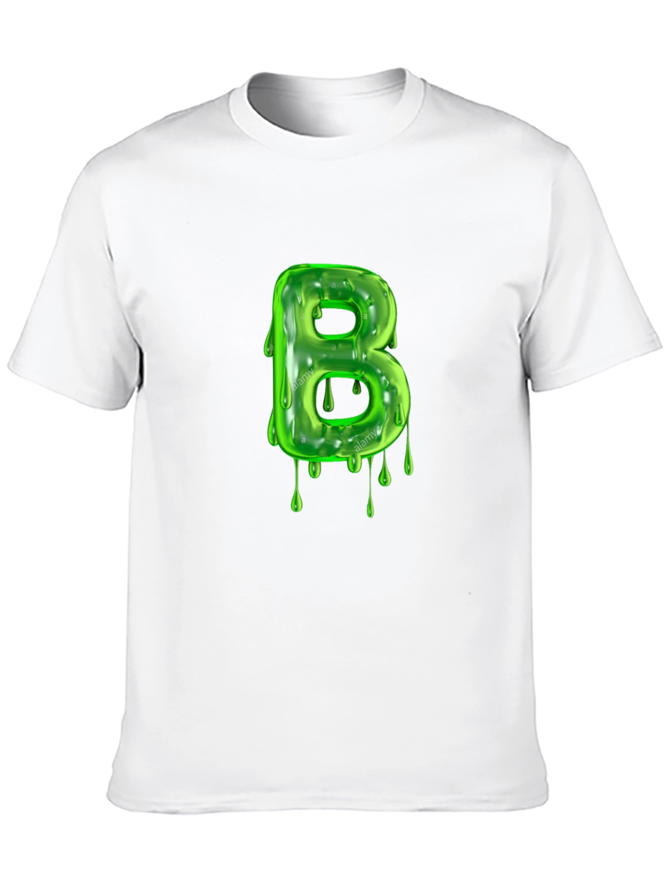 Slime Letter B T-Shirt - Fun Unique Design