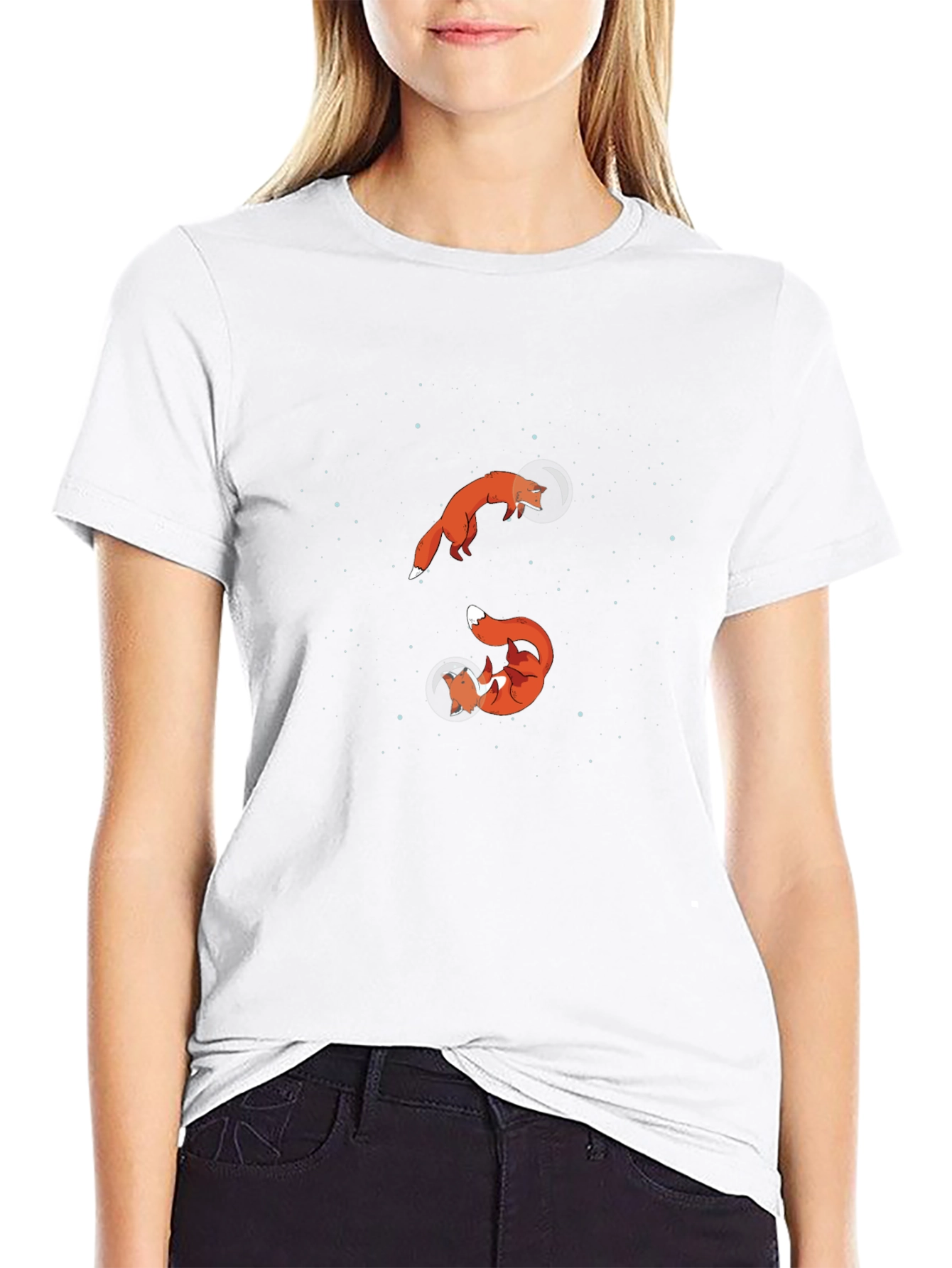 Fox in Space Graphic Tee