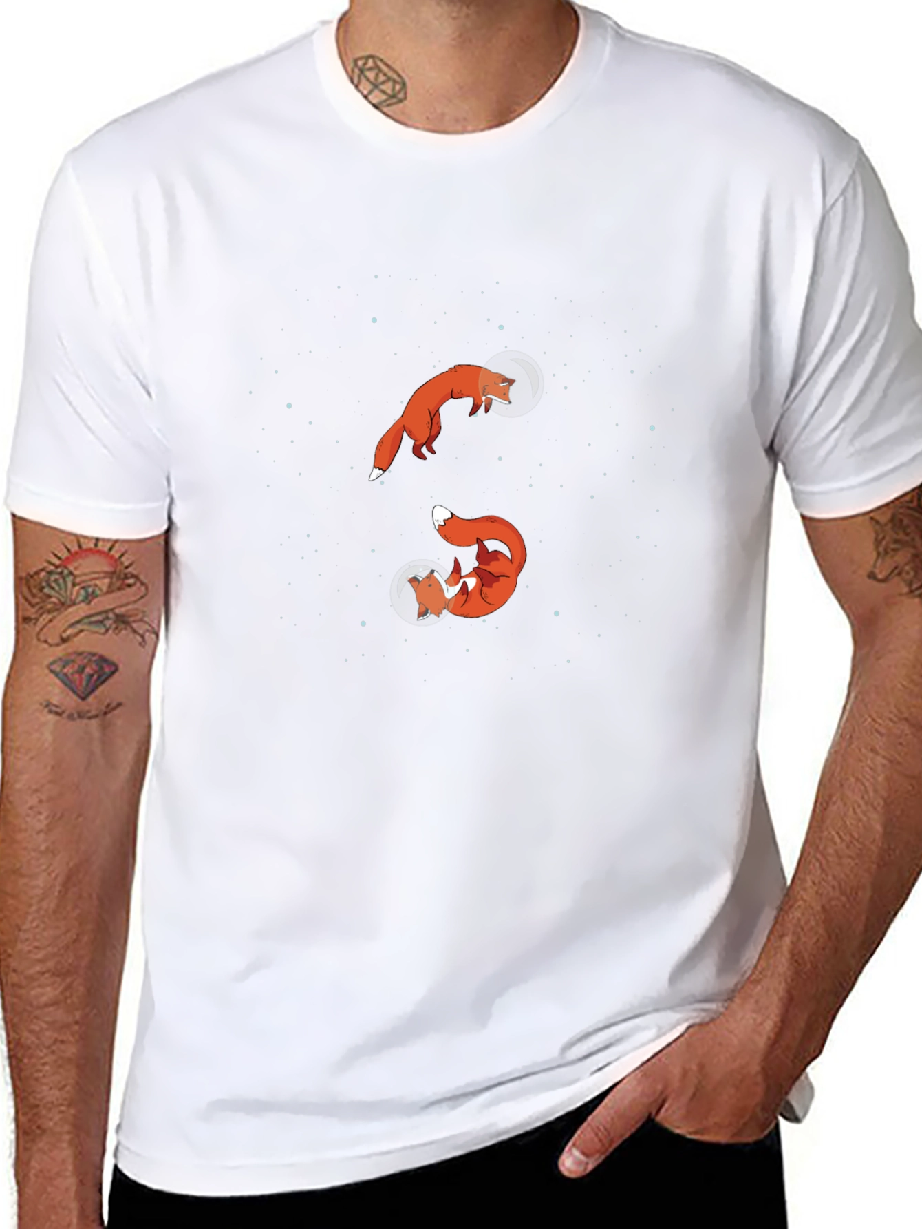 Fox in Space Graphic Tee