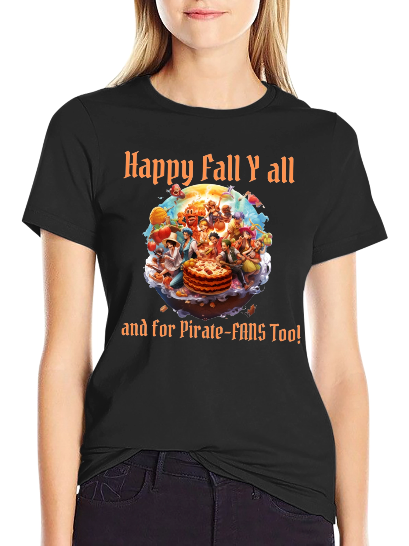 Happy Fall Yall & Pirate-Fans Tee