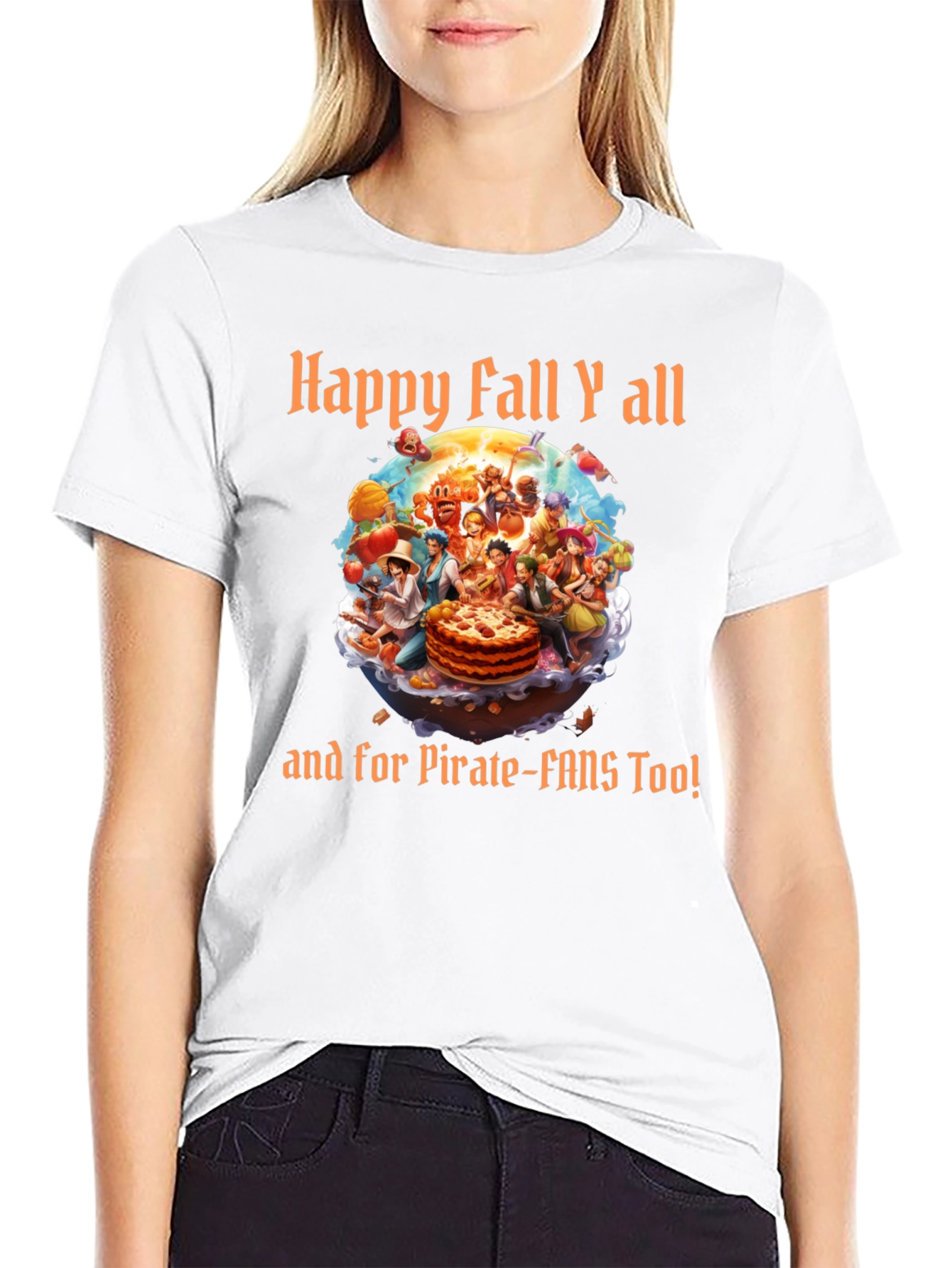 Happy Fall Yall & Pirate-Fans Tee