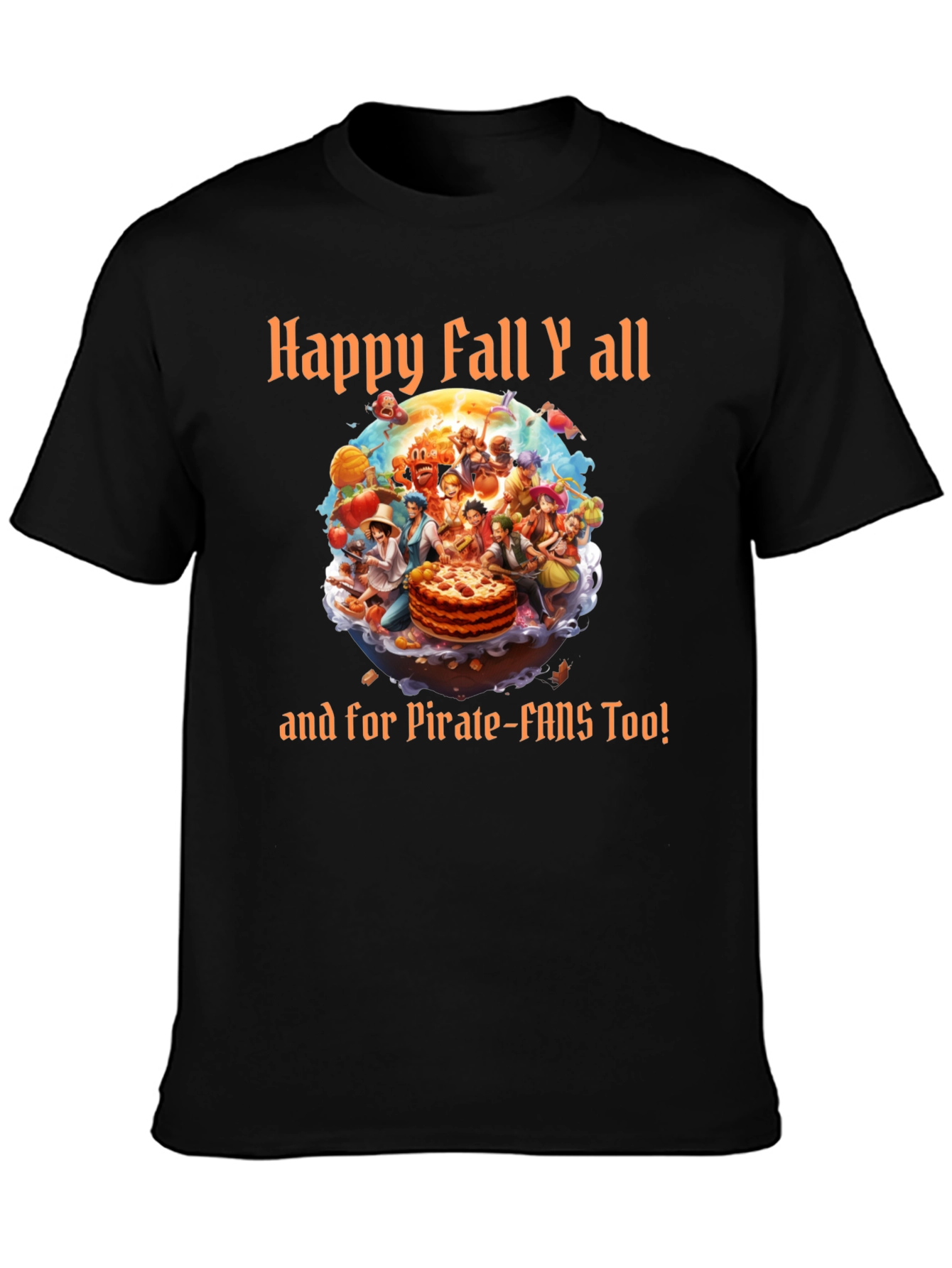 Happy Fall Yall & Pirate-Fans Tee