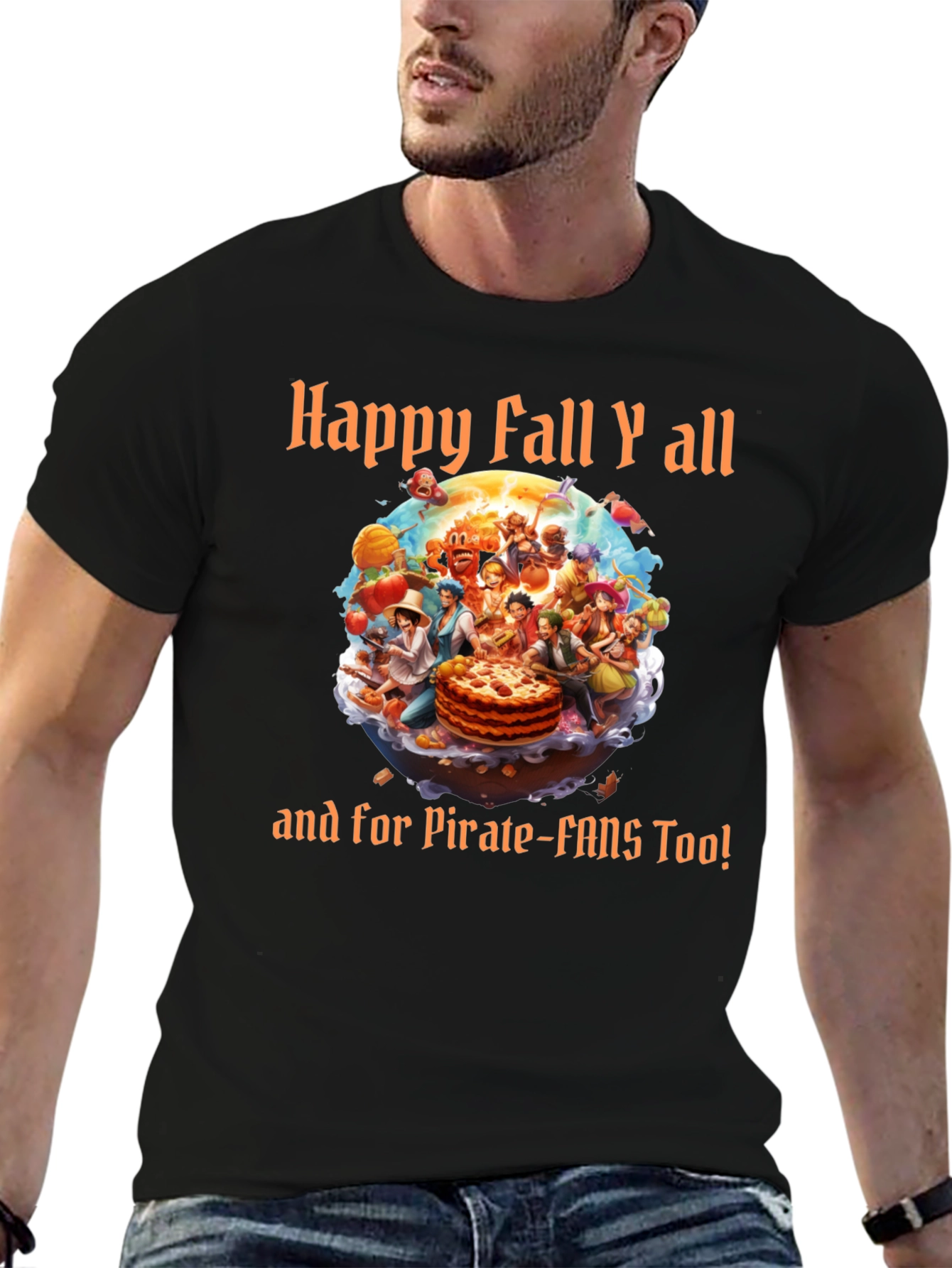 Happy Fall Yall & Pirate-Fans Tee