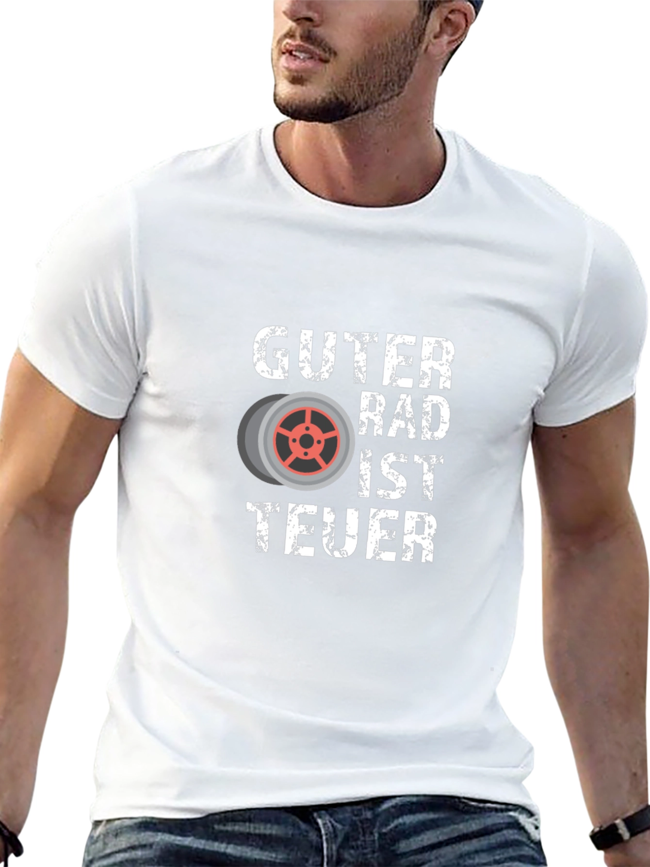 Guter Rad Ist Teuer Black Graphic Tee