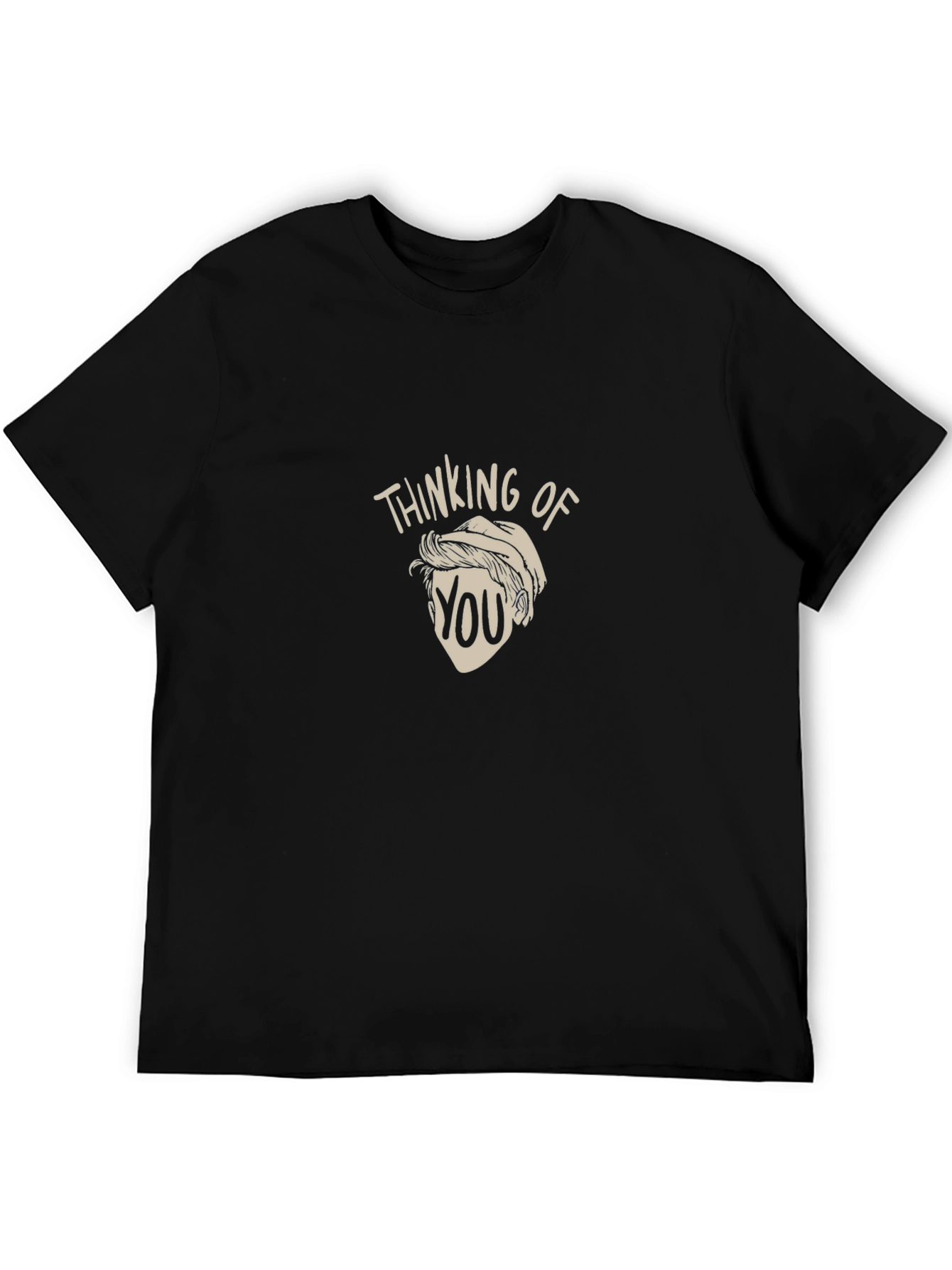 Thinking Of You Graphic T-Shirt Black