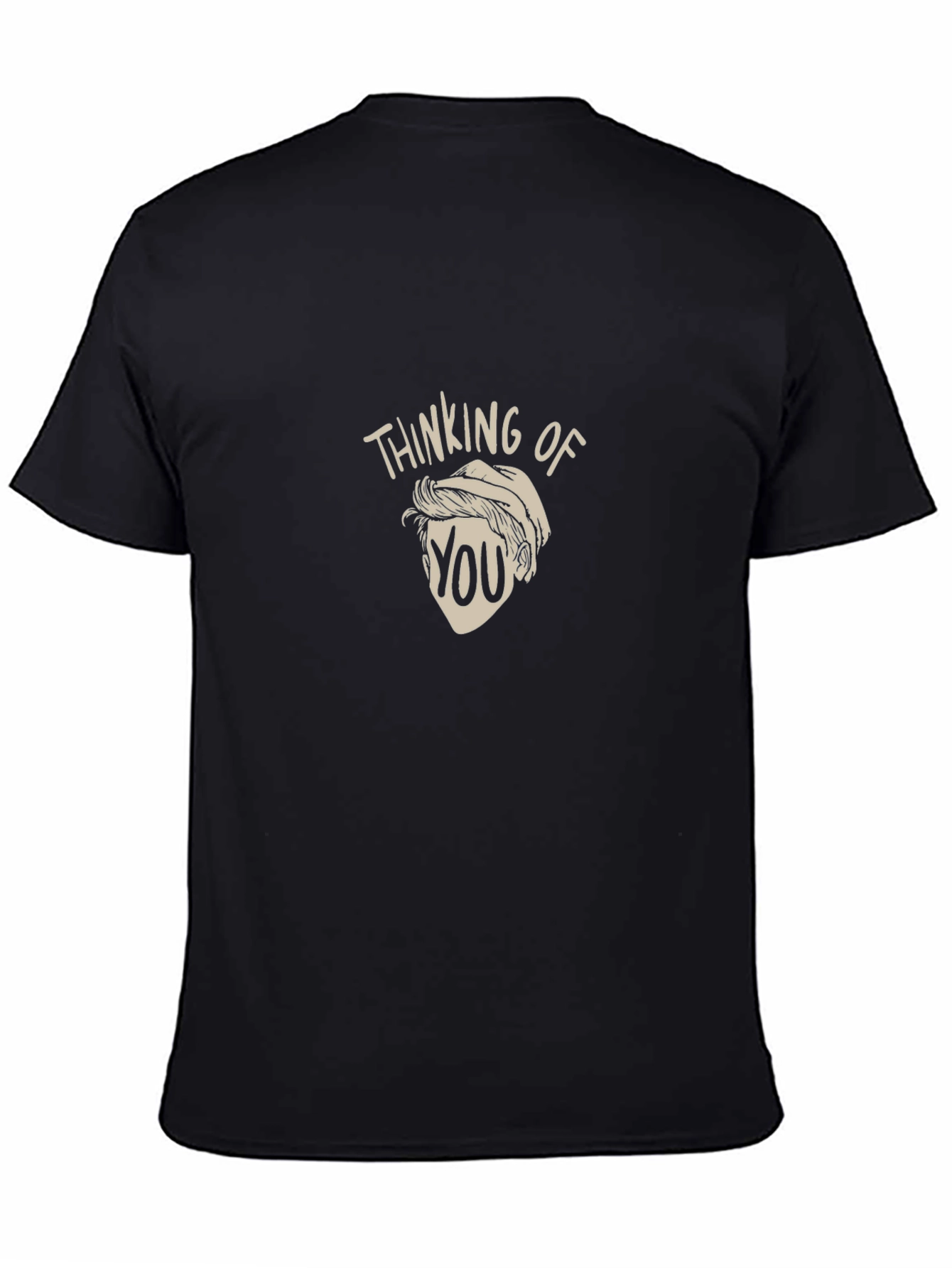 Thinking Of You Graphic T-Shirt Black