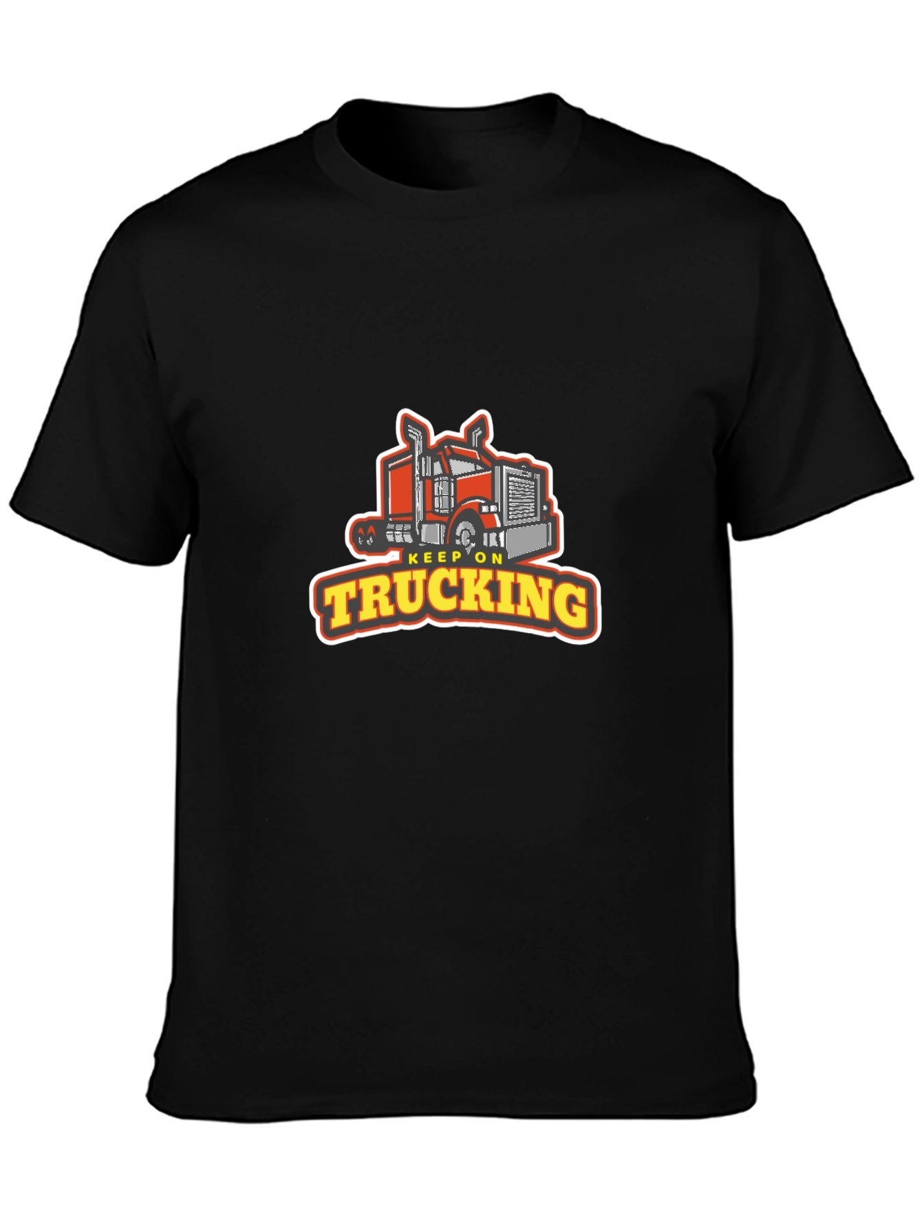 Keep on Trucking Black T-Shirt