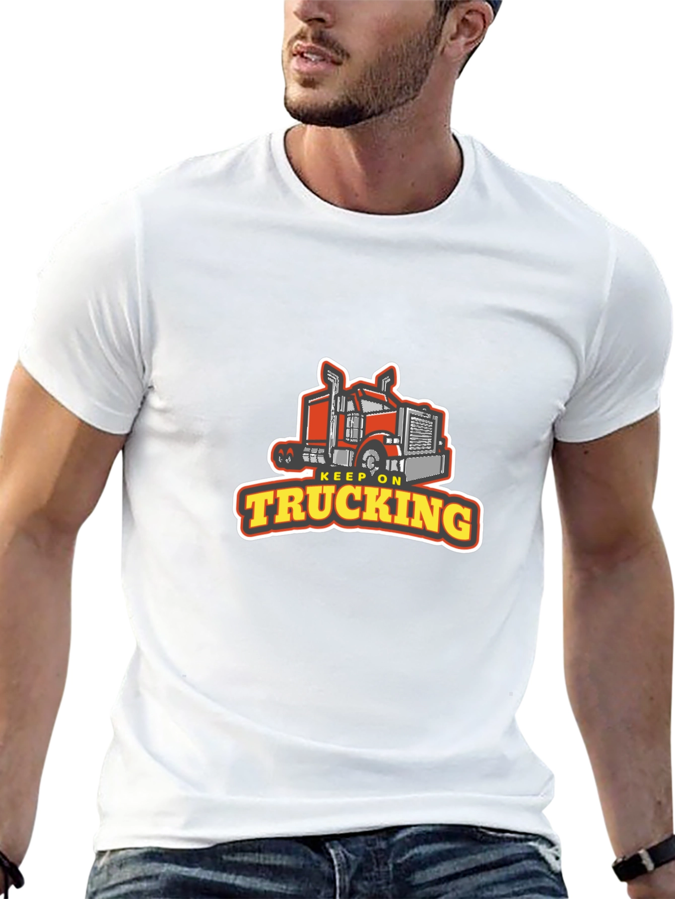 Keep on Trucking Black T-Shirt