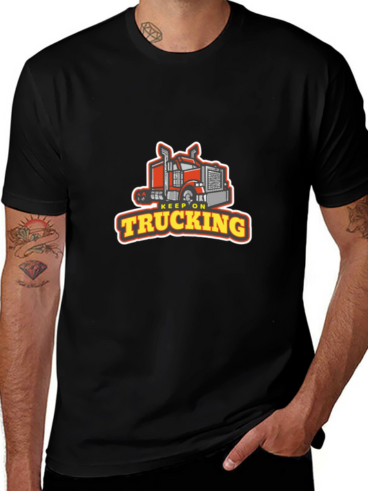 Keep on Trucking Black T-Shirt