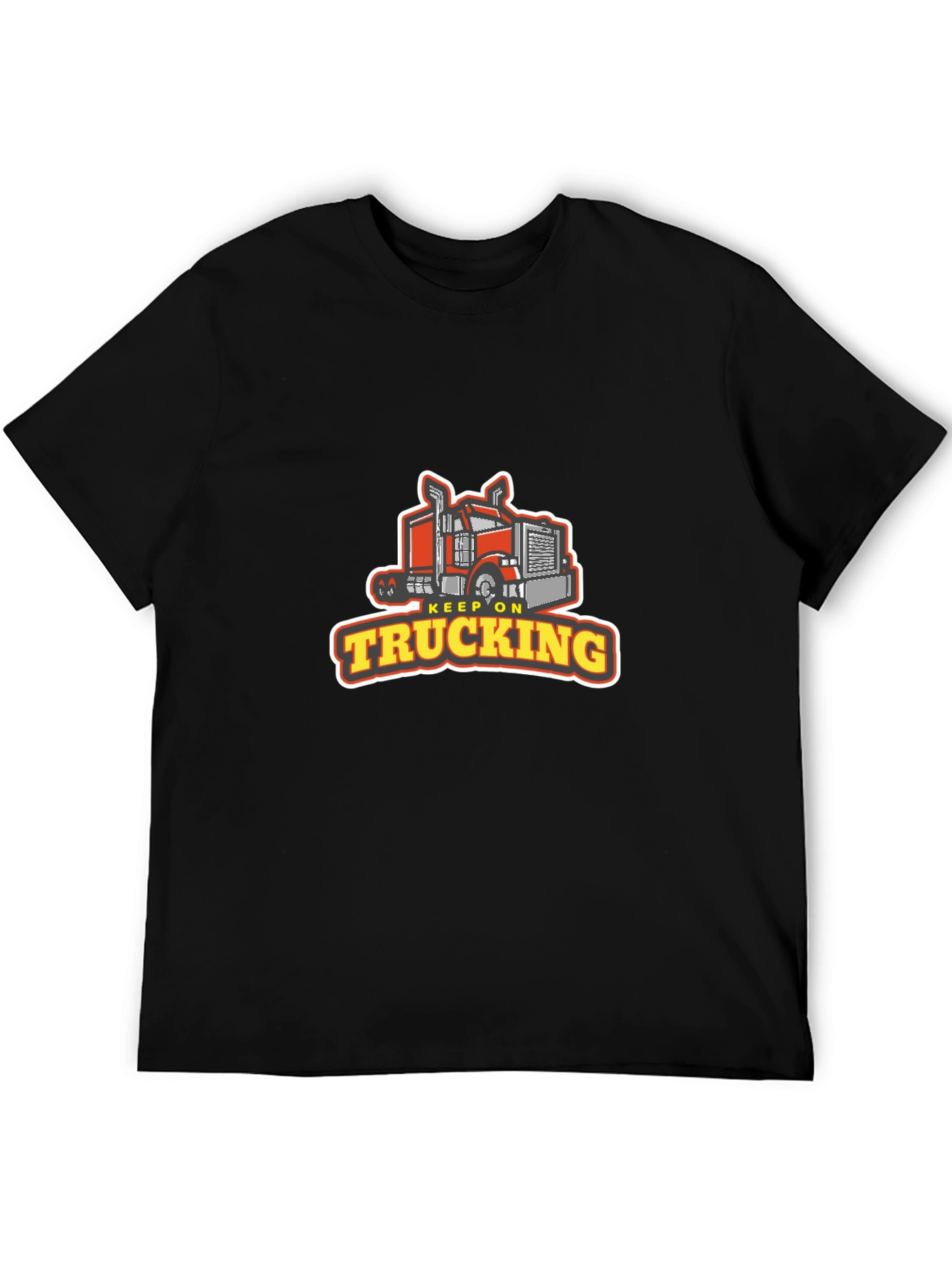 Keep on Trucking Black T-Shirt