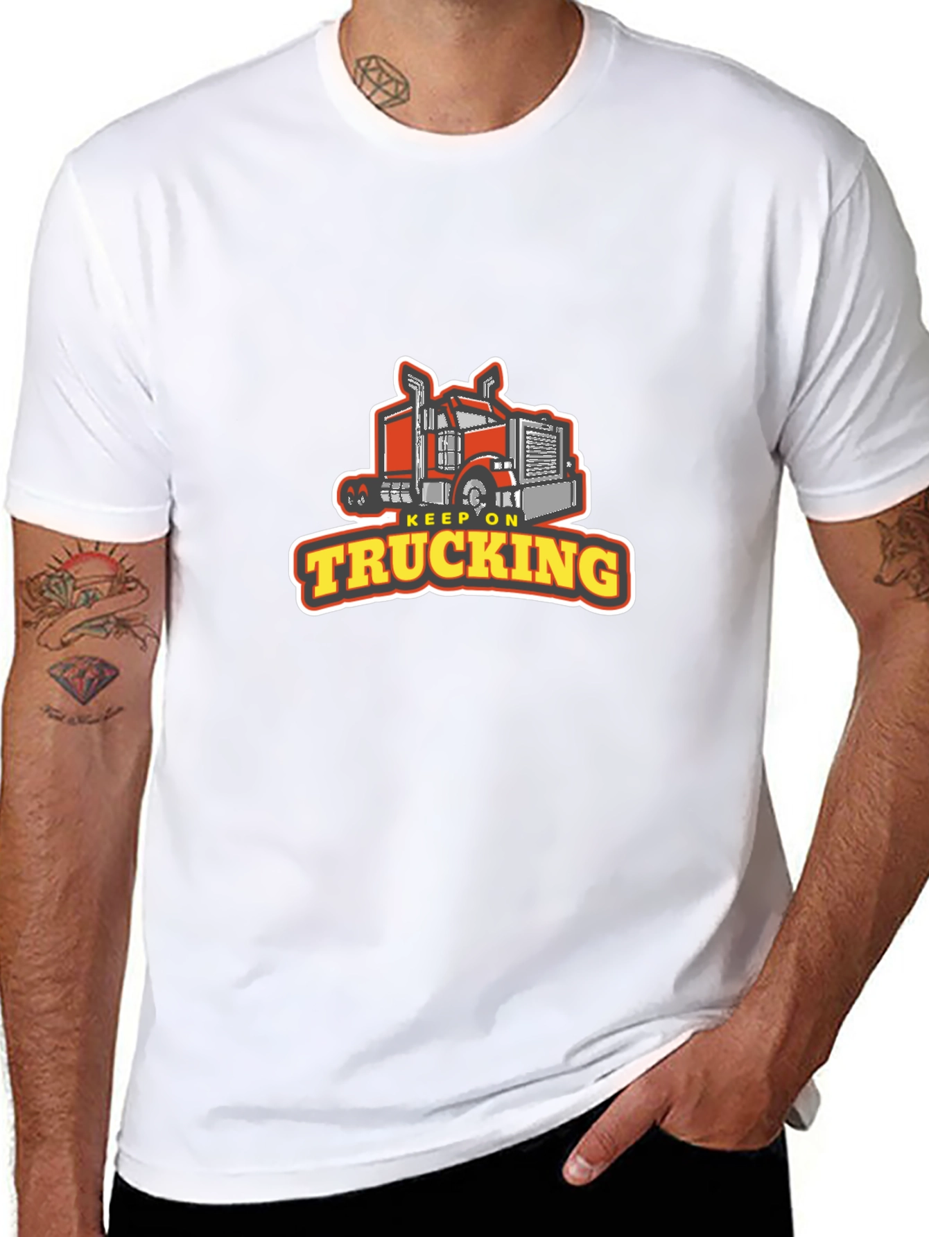 Keep on Trucking Black T-Shirt