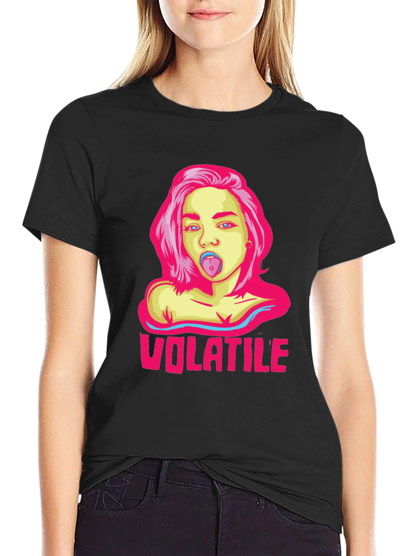Volatile Graphic Tee - Edgy Streetwear Style