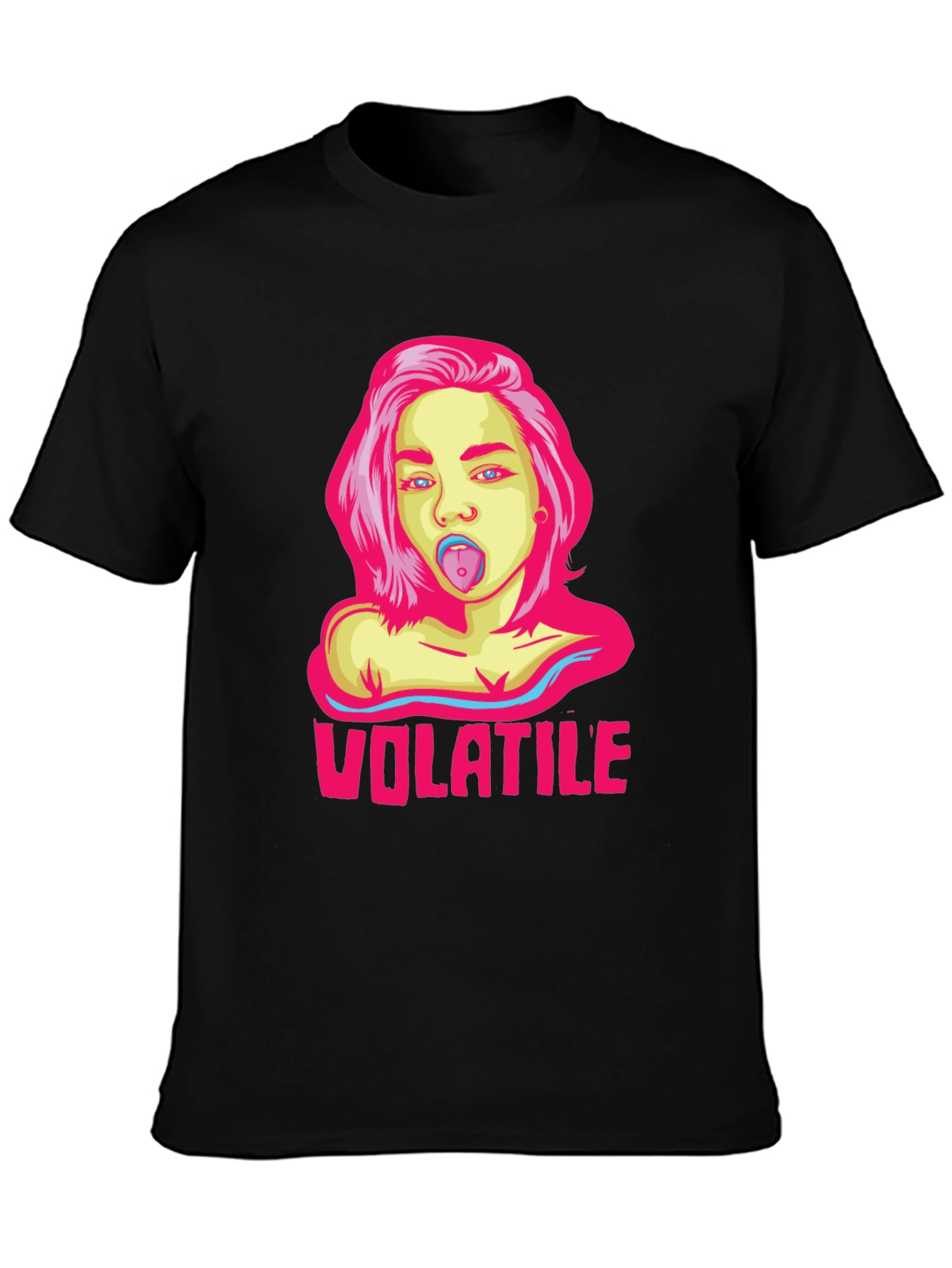Volatile Graphic Tee - Edgy Streetwear Style
