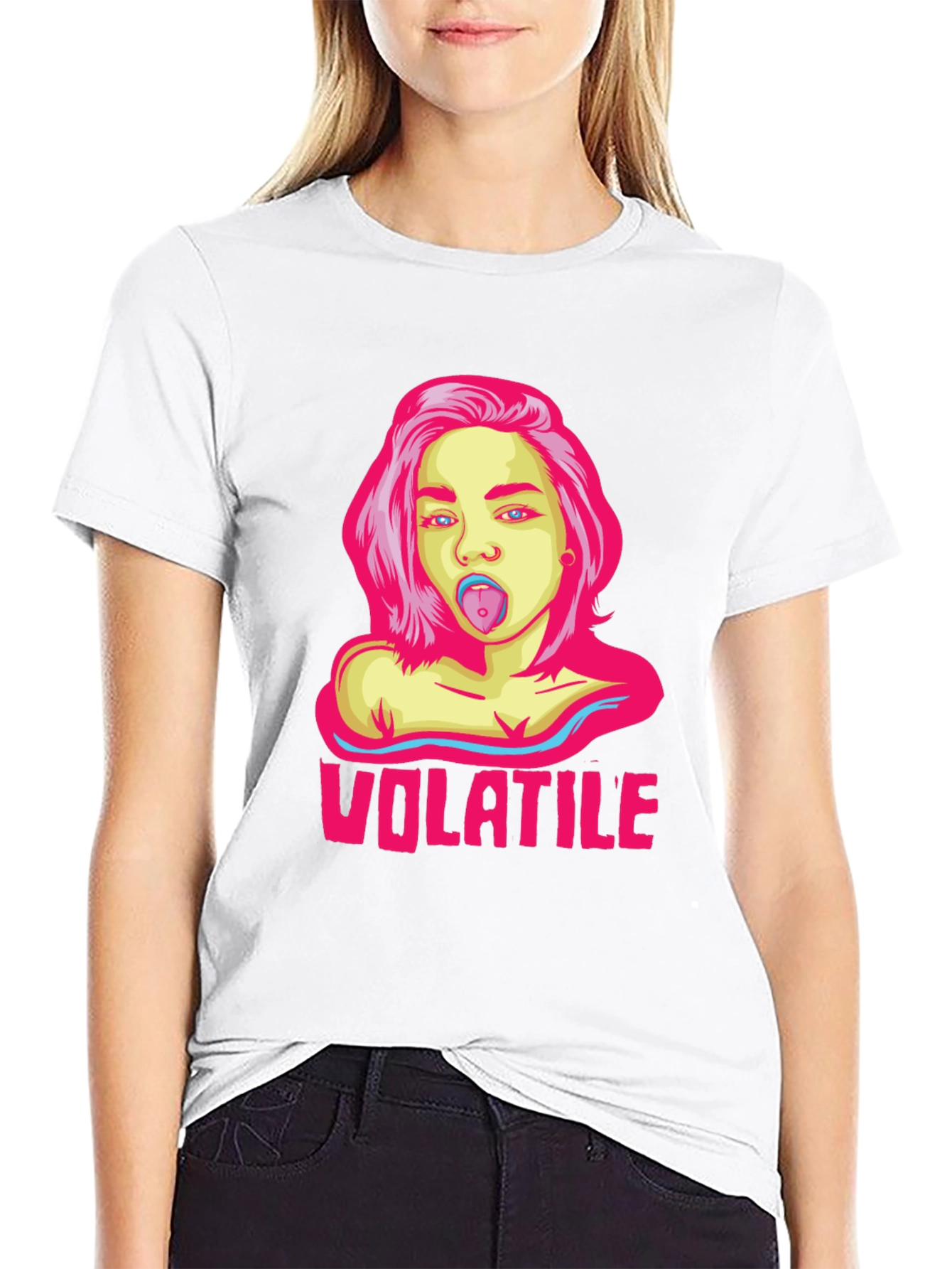 Volatile Graphic Tee - Edgy Streetwear Style