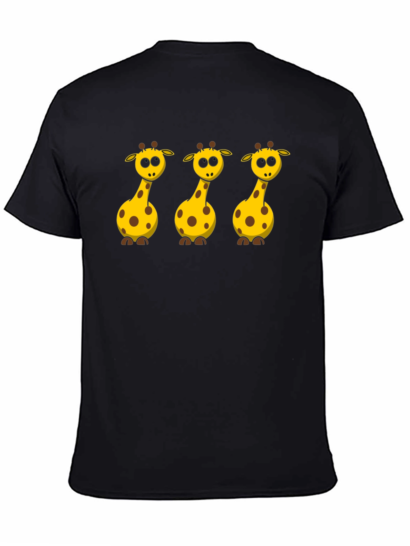 Giraffe Graphic Tee - Black T-Shirt