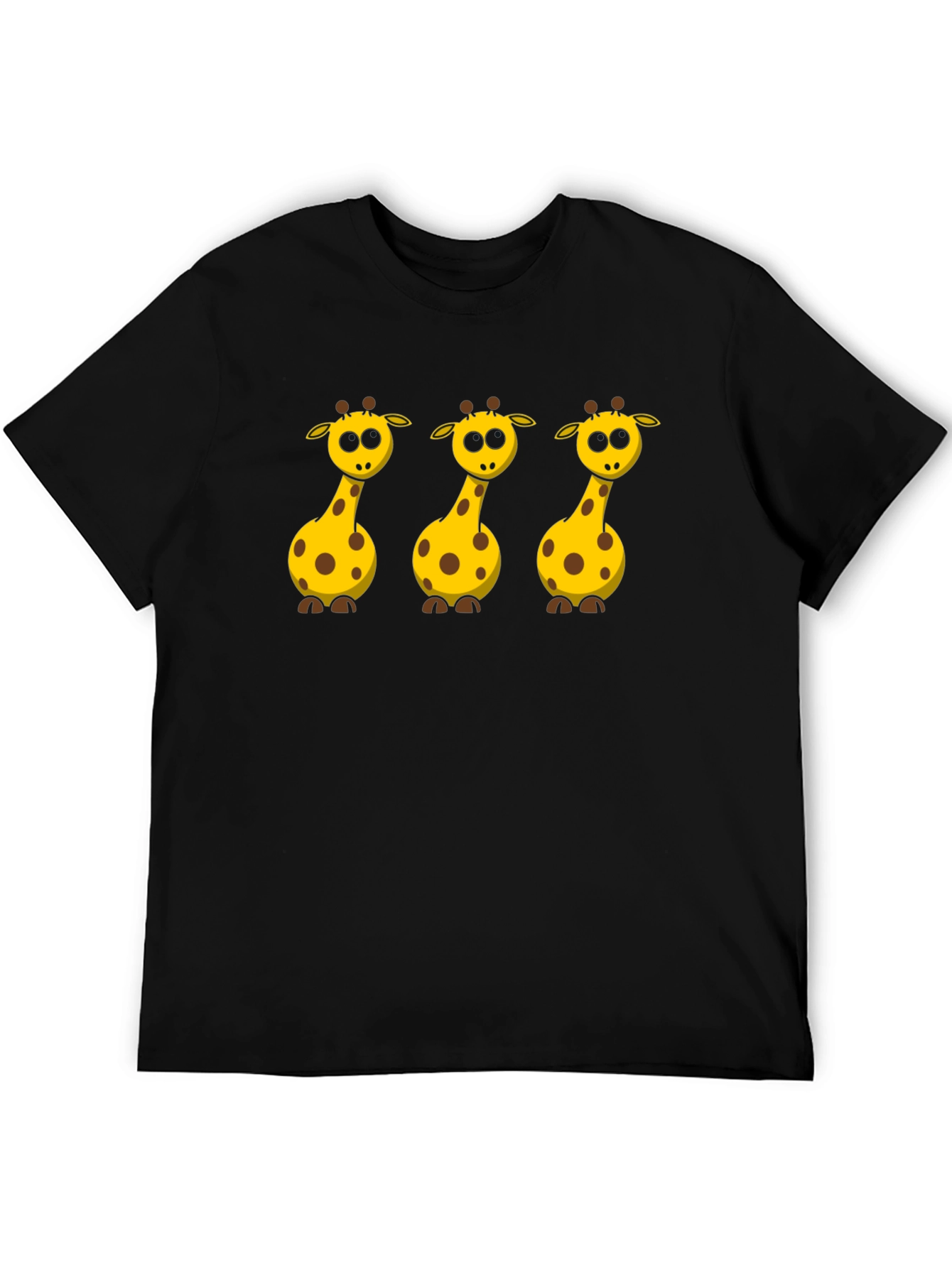 Giraffe Graphic Tee - Black T-Shirt