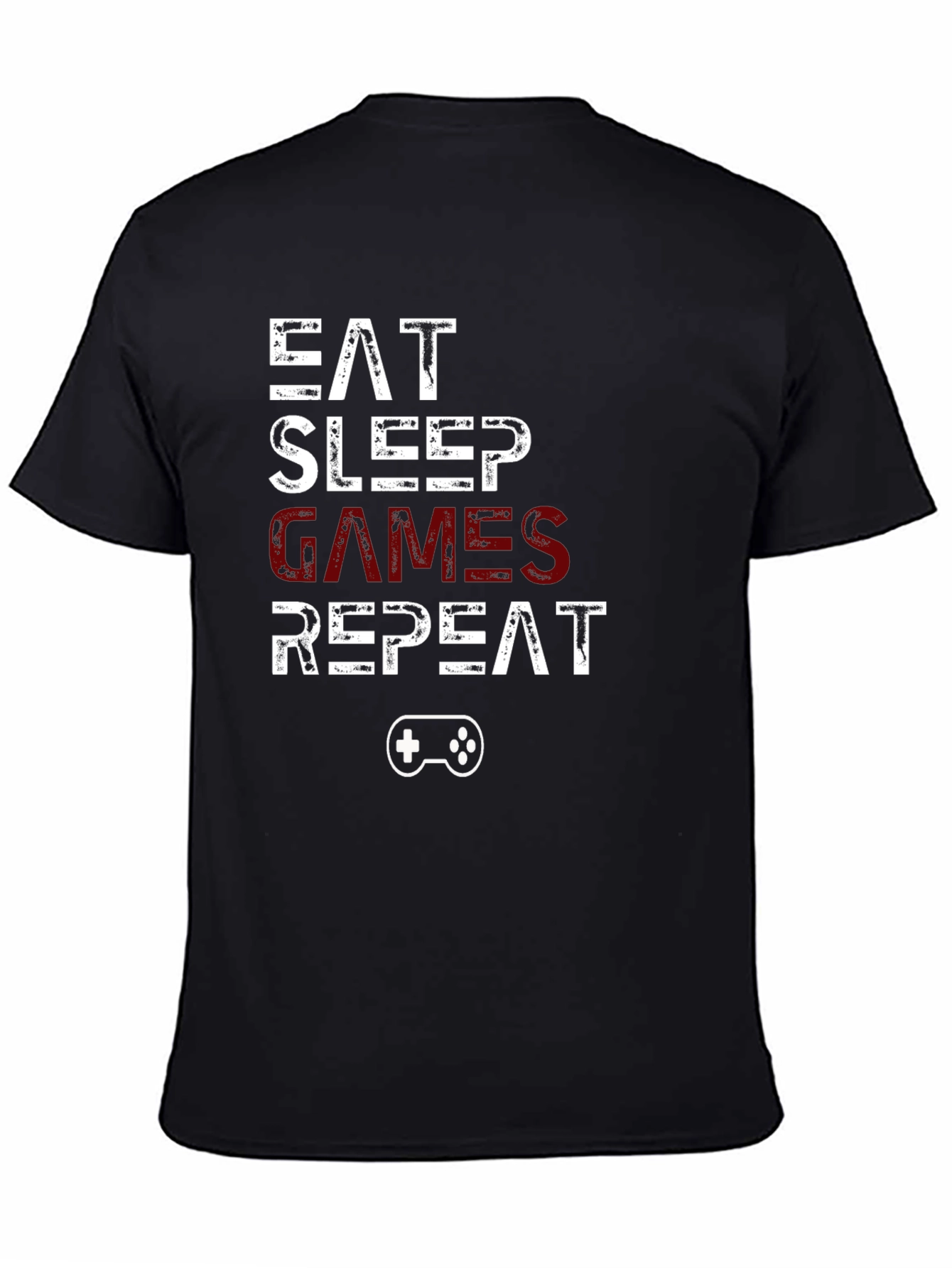 Eat Sleep Games Repeat Gamer T-Shirt