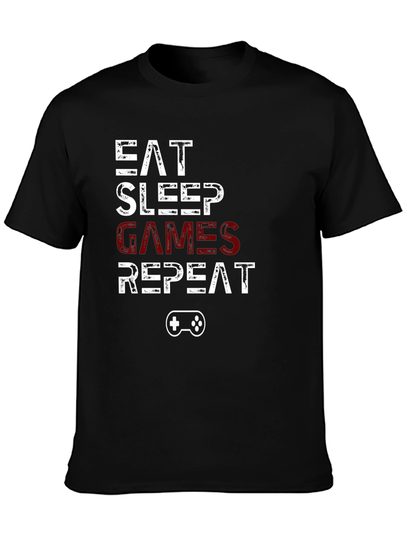 Eat Sleep Games Repeat Gamer T-Shirt