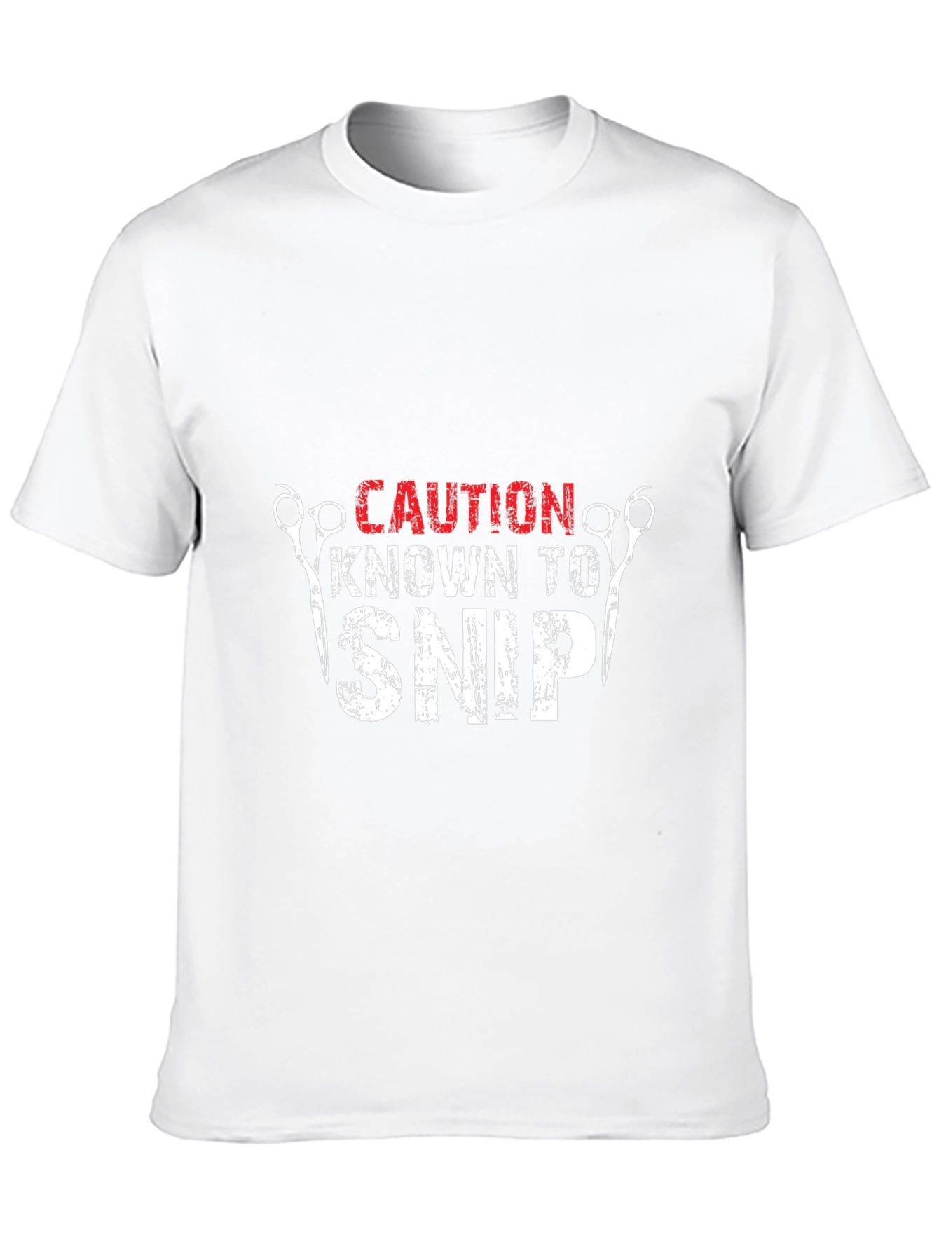 Caution Known To Snip Barber T-Shirt
