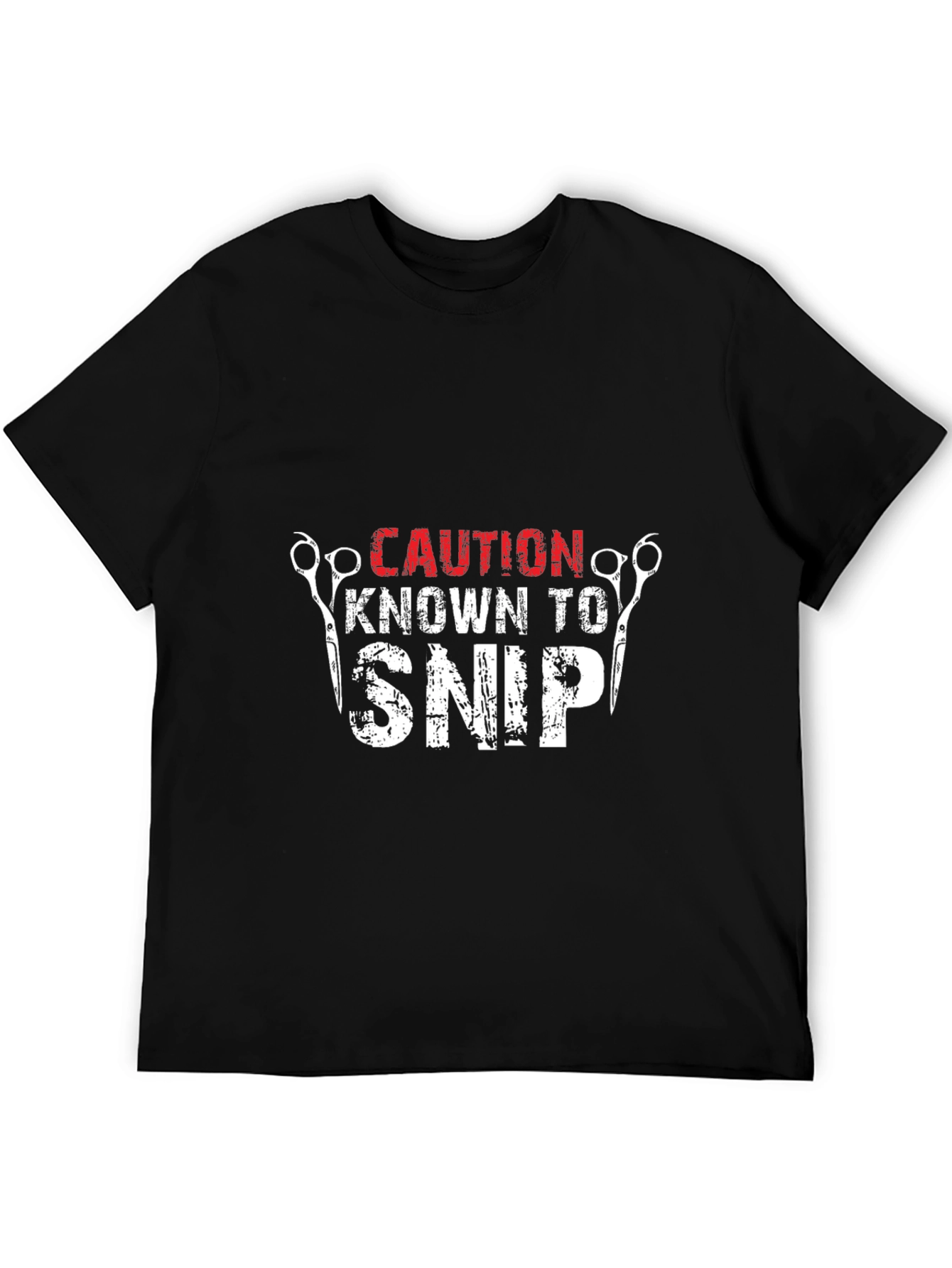 Caution Known To Snip Barber T-Shirt