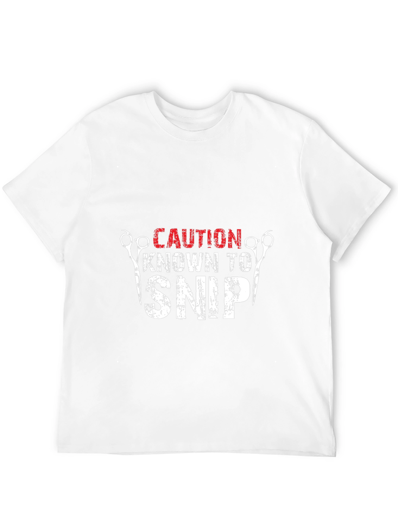 Caution Known To Snip Barber T-Shirt