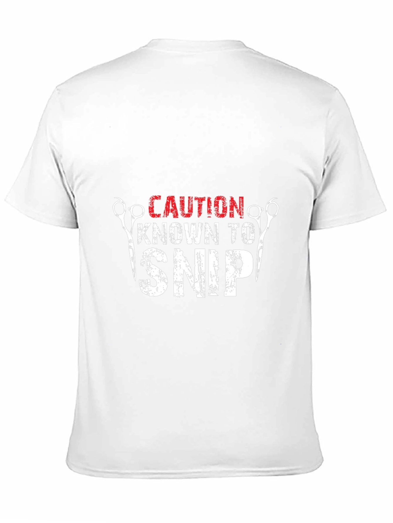 Caution Known To Snip Barber T-Shirt
