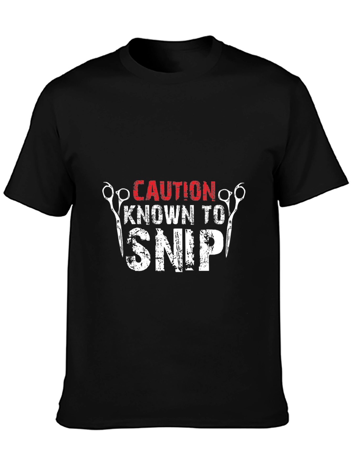 Caution Known To Snip Barber T-Shirt