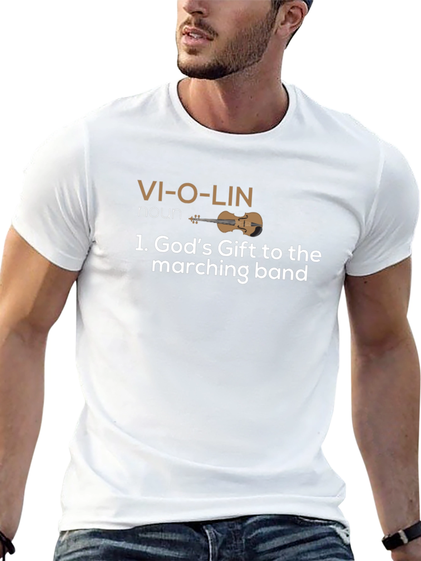 Violin Definition Funny Black T-Shirt